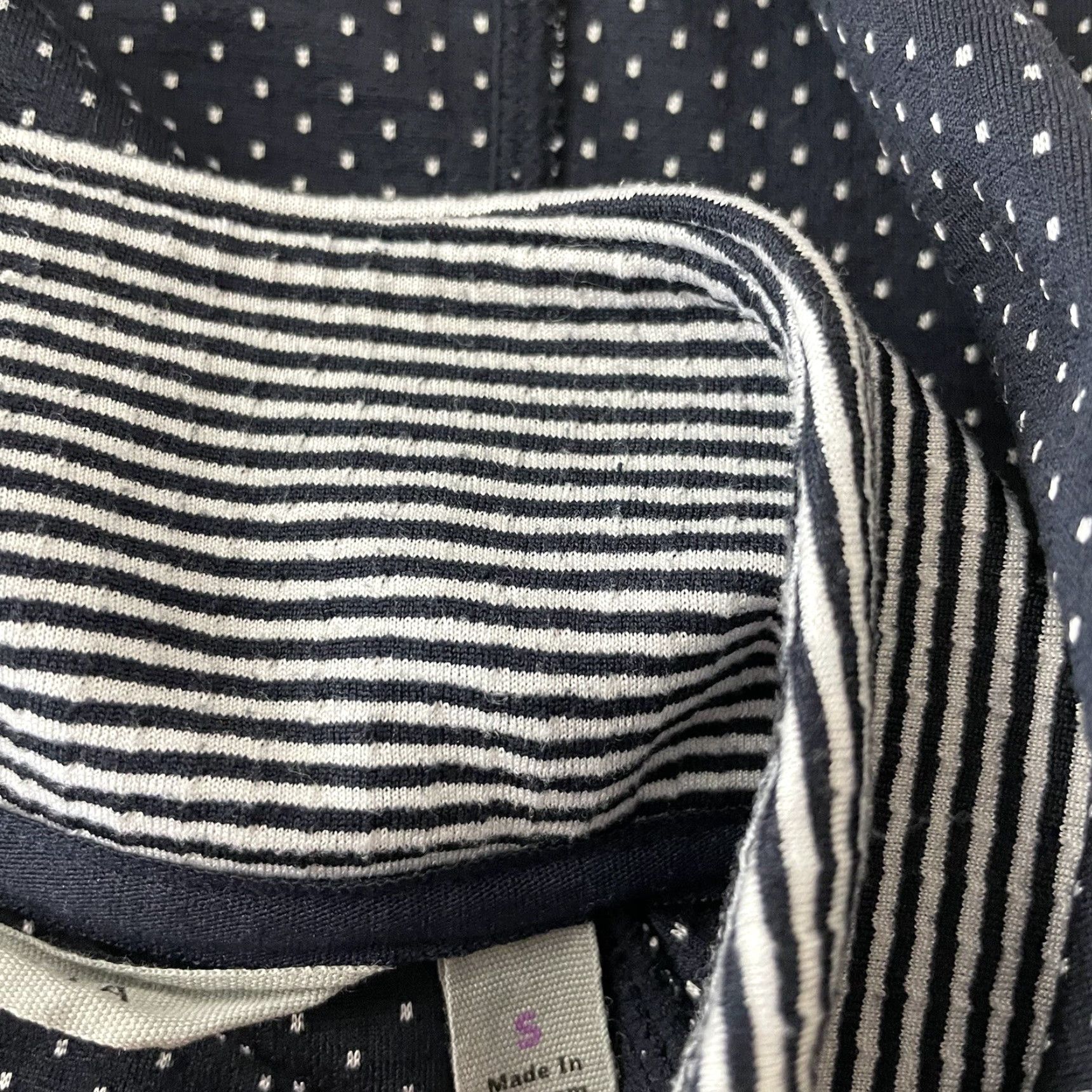 Athleta Athleta Sweatshirt Pullover Hooded Striped Blue Women S Small Activewear Size S / US 4 / IT 40 - 4 Thumbnail