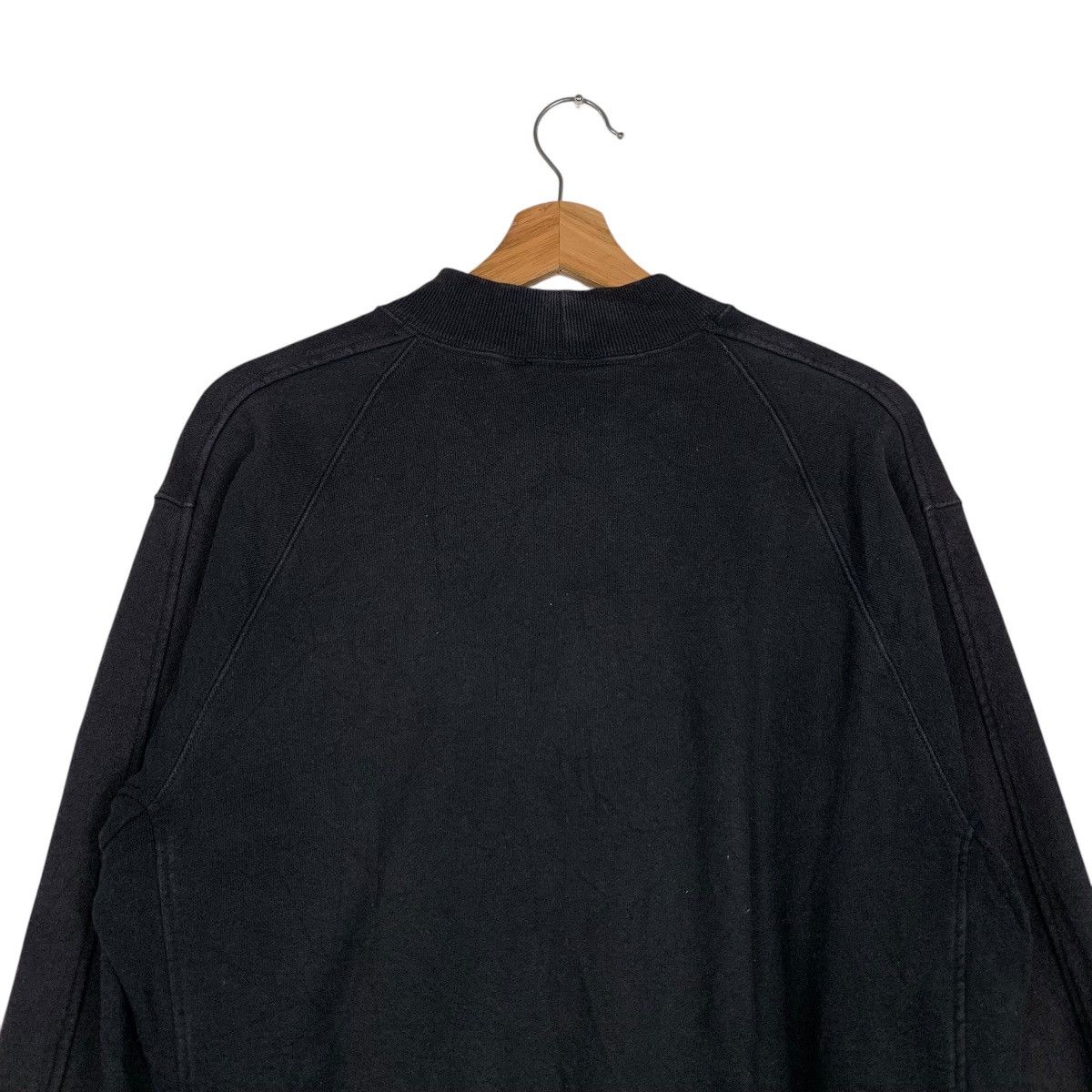 Lemaire × Uniqlo UNIQLO U LEMAIRE Black Plain Crewneck Sweatshirt #1477-C66 Size US M / EU 48-50 / 2 - 8 Thumbnail