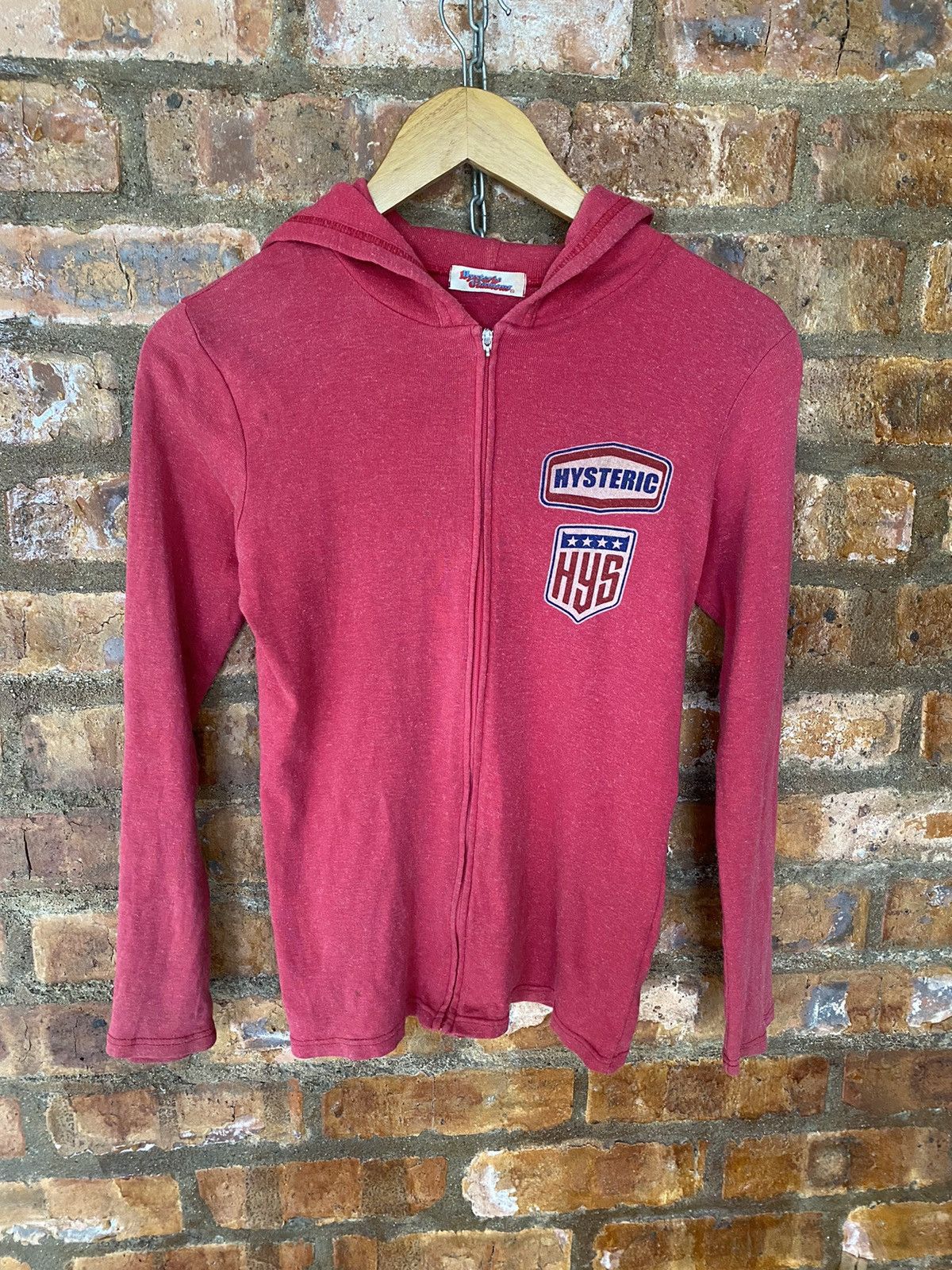 Hysteric Glamour SS2000 Hysteric Iconic badge Logo stretchable hoodie Size S / US 4 / IT 40 - 3 Thumbnail