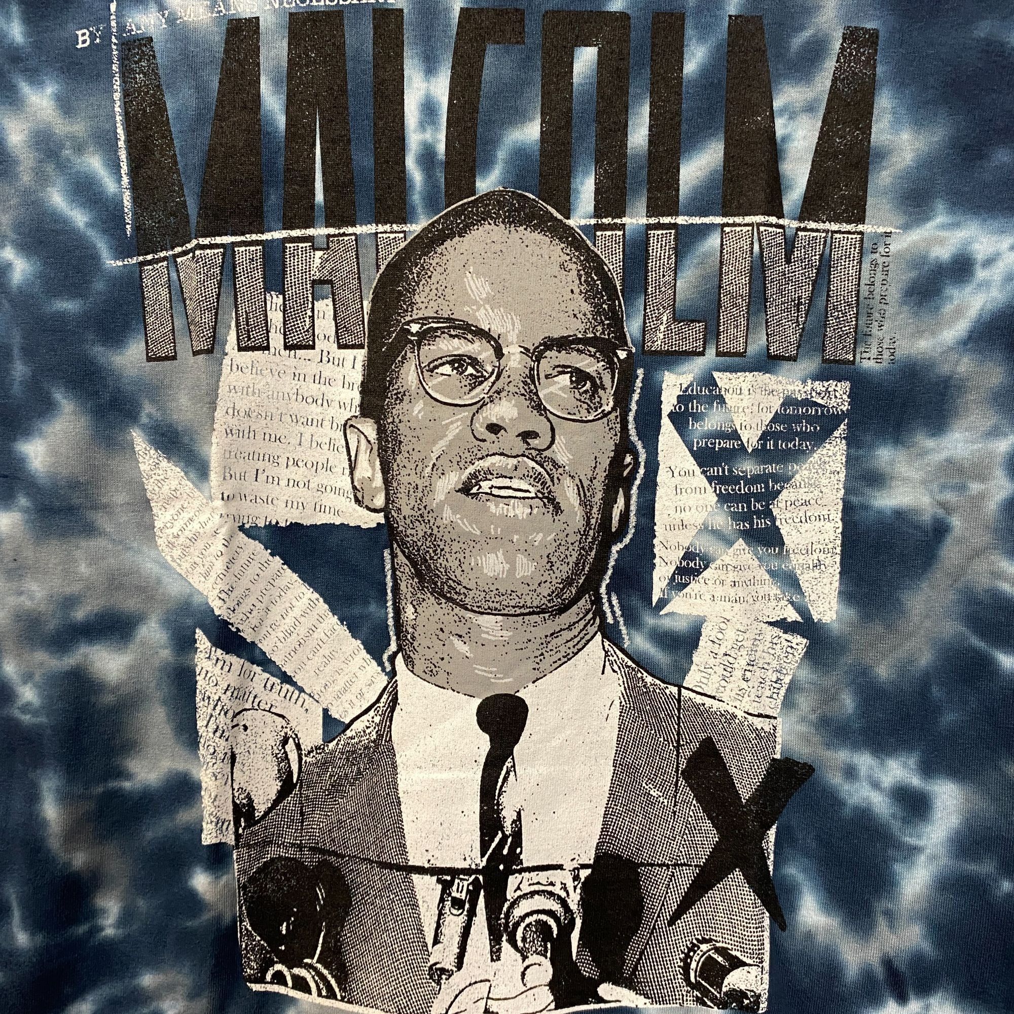 Other Malcolm X By Any Means Necessary Tie Dye T-Shirt Small Size US S / EU 44-46 / 1 - 2 Thumbnail
