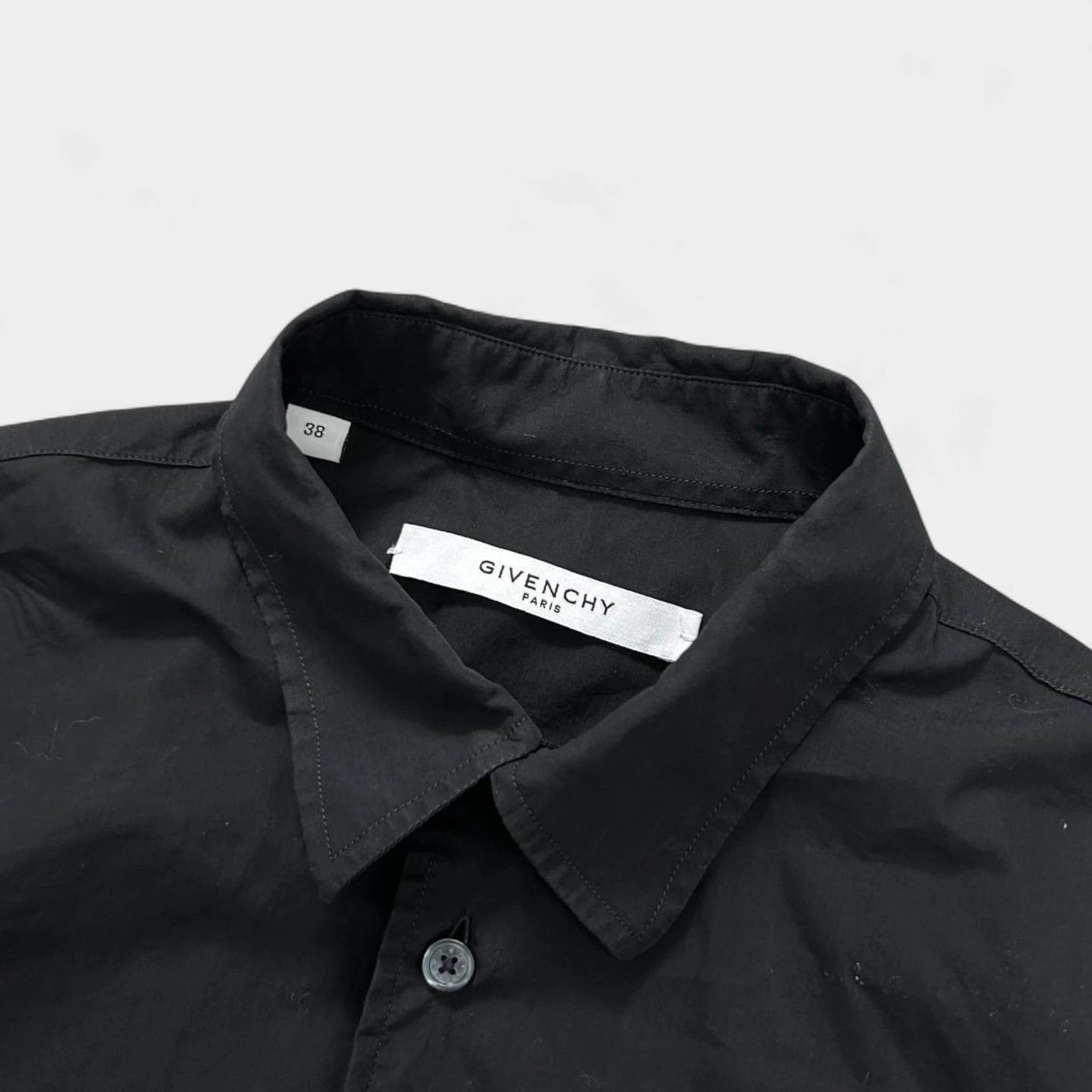 Givenchy Givenchy Logo Black Button-Up Shirt Size US M / EU 48-50 / 2 - 3 Thumbnail