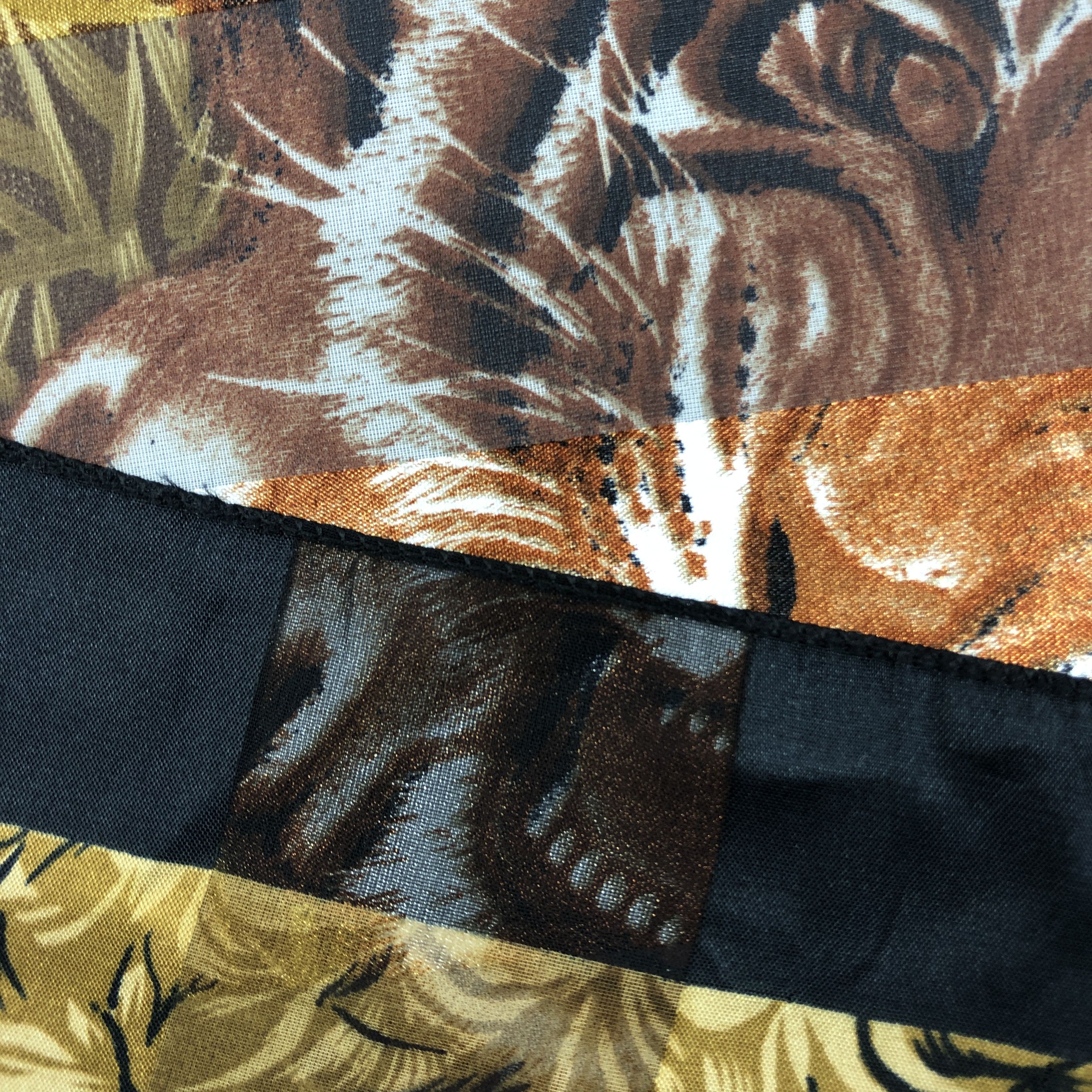Japanese Brand Vintage Tiger Luxury SILK Scarf Twill Stole Wraps Scarves Size ONE SIZE - 8 Thumbnail