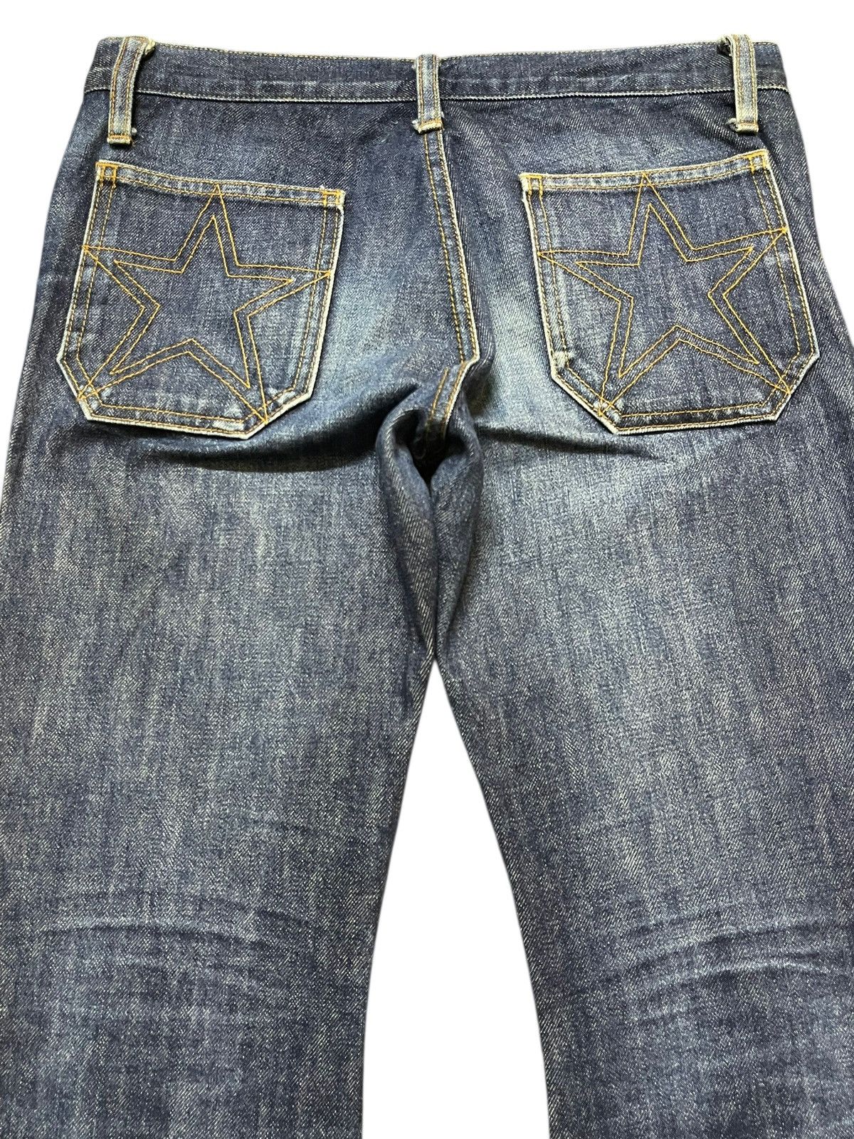 Hysteric Glamour Vintage Japanese Brand Blue Faded Wash Wide Leg Bell Bottom Size US 29 - 5 Thumbnail