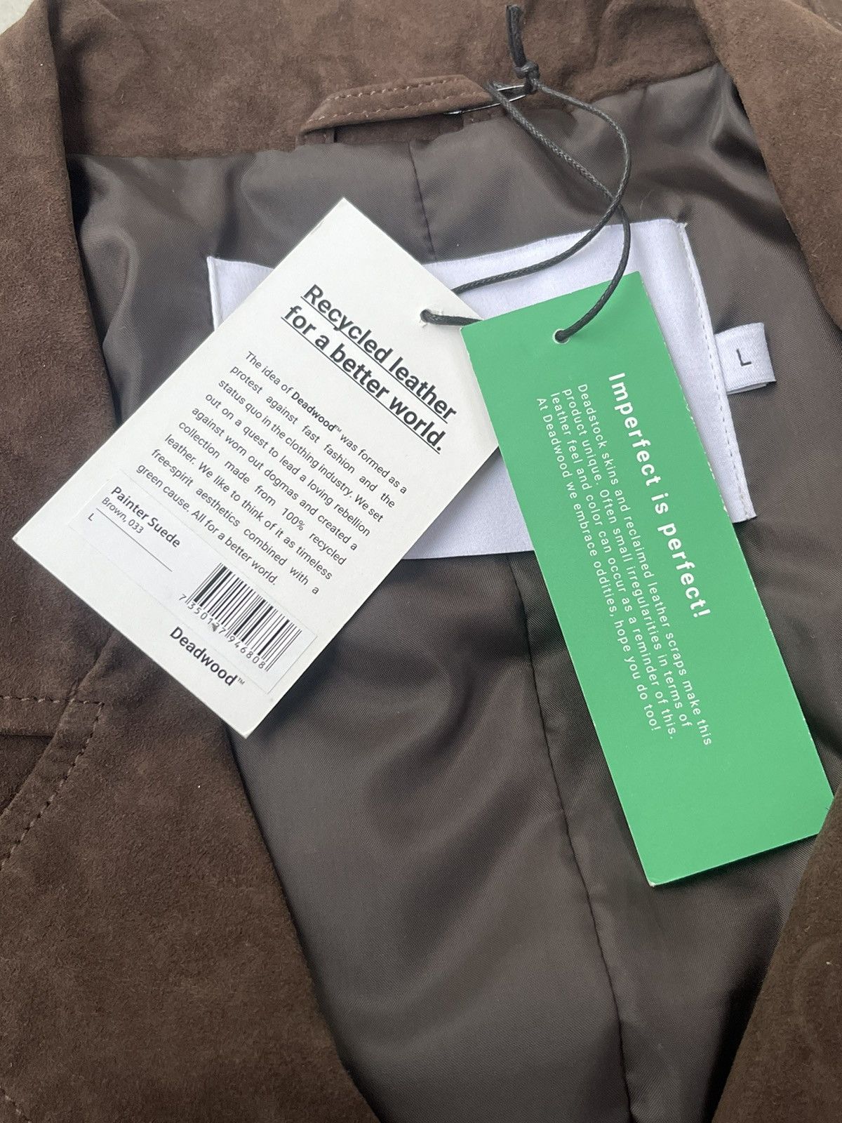 Deadwood !DS! SS23 Deadwood Painter Suede Leather Coat Size US L / EU 52-54 / 3 - 20 Thumbnail
