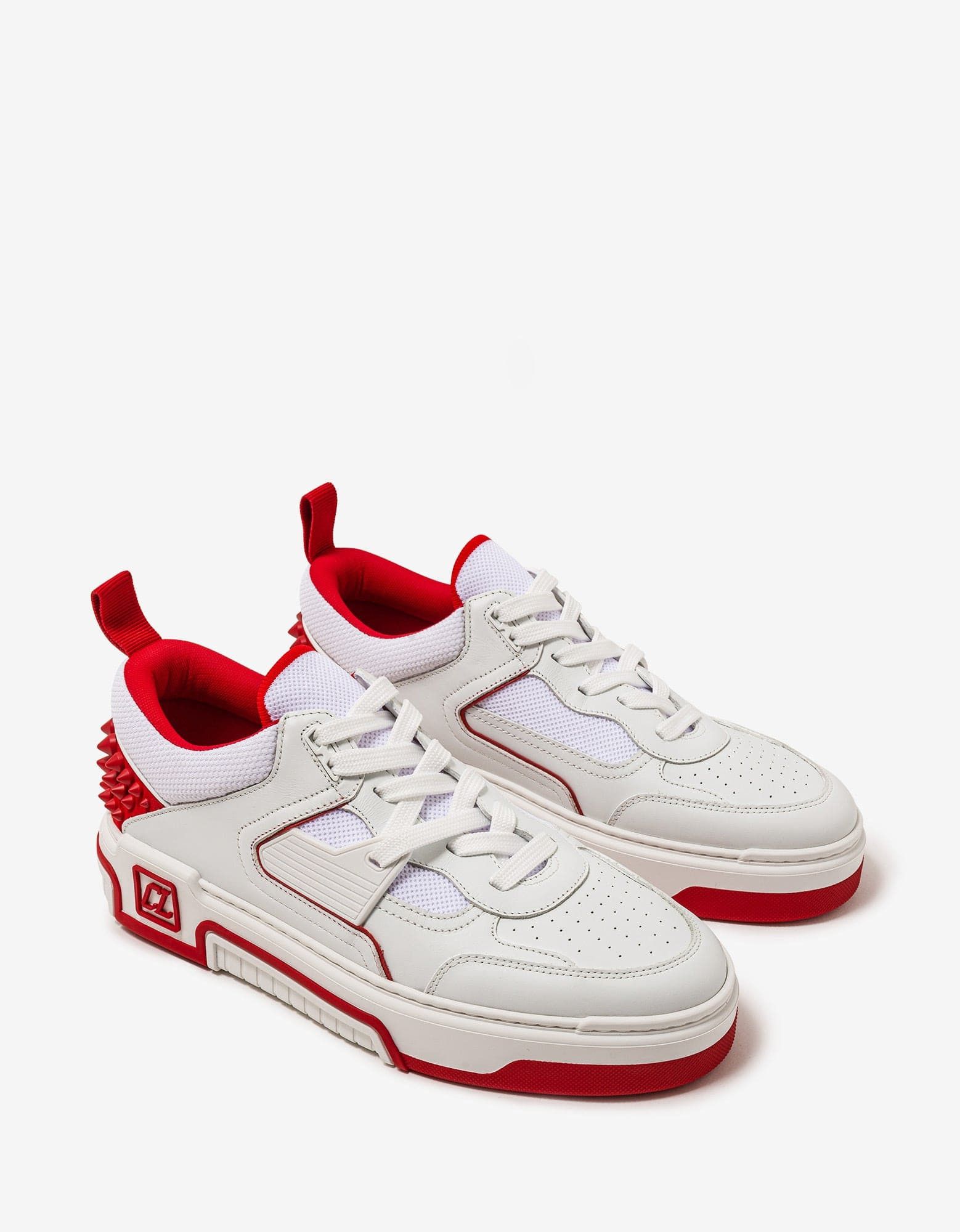 Christian Louboutin Christian Louboutin Astroloubi White & Red Trainers Size US 10.5 / EU 43-44 - 1 Thumbnail