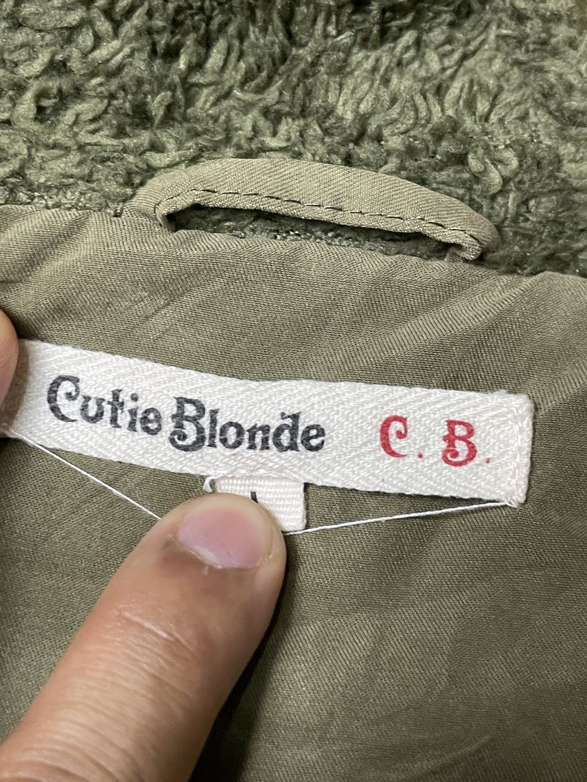 Japanese Brand × Vintage CUTIE BLONDE Sherpa Lining Military Jacket (80) Size US L / EU 52-54 / 3 - 9 Thumbnail