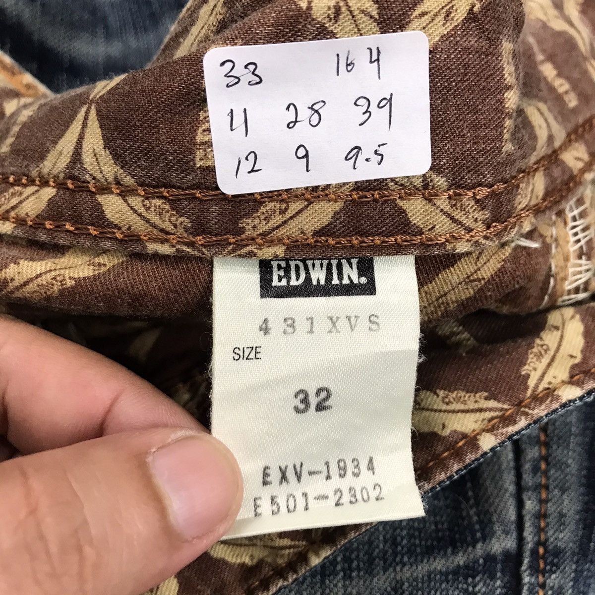 Japanese Brand FLARED JEANS EDWIN DENIM DISTRESSED DENIM PANTS Size US 32 / EU 48 - 12 Thumbnail