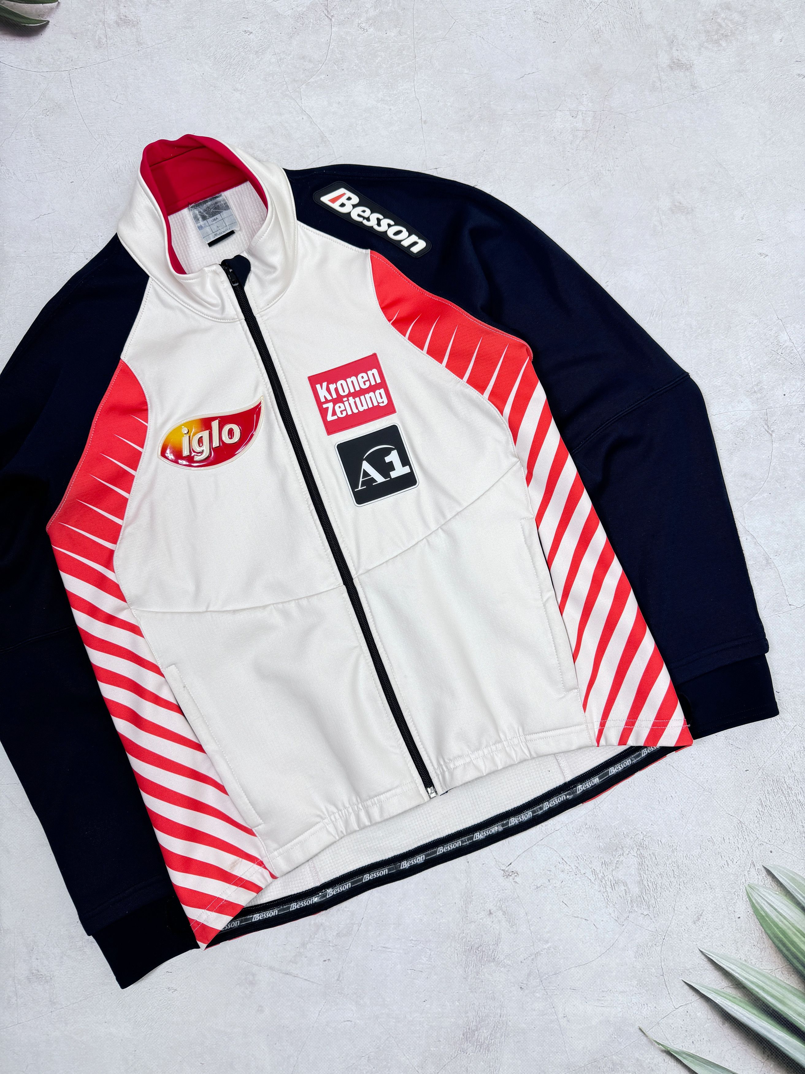 Sports Specialties Austria Ski Team Fleece Jacket A1 Besson IGLO Kronen Zeitung Size US M / EU 48-50 / 2 - 4 Thumbnail