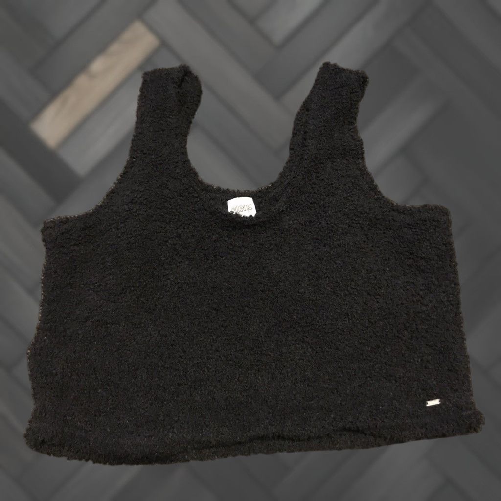 Vintage PINK Victoria’s Secret Cozy Black Tank Top XL And Bottom XL Tank Top Women Sleeveless Round Neck Basic Pre-owned Size XL / US 12-14 / IT 48-50 - 1 Thumbnail