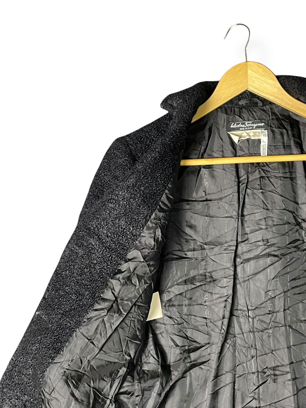 Salvatore Ferragamo × Vintage Salvatore Ferragamore x Vintage Wool Blazer (32) Size US S / EU 44-46 / 1 - 5 Thumbnail
