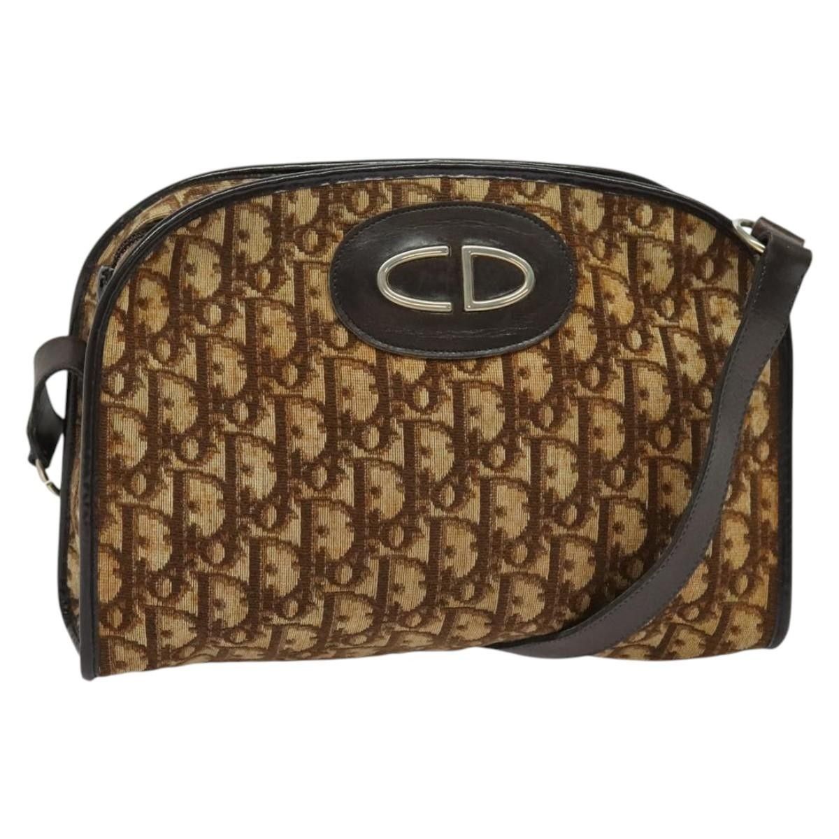 Dior Christian Dior Vintage Trotter Shoulder Bag Canvas Size ONE SIZE - 1 Thumbnail