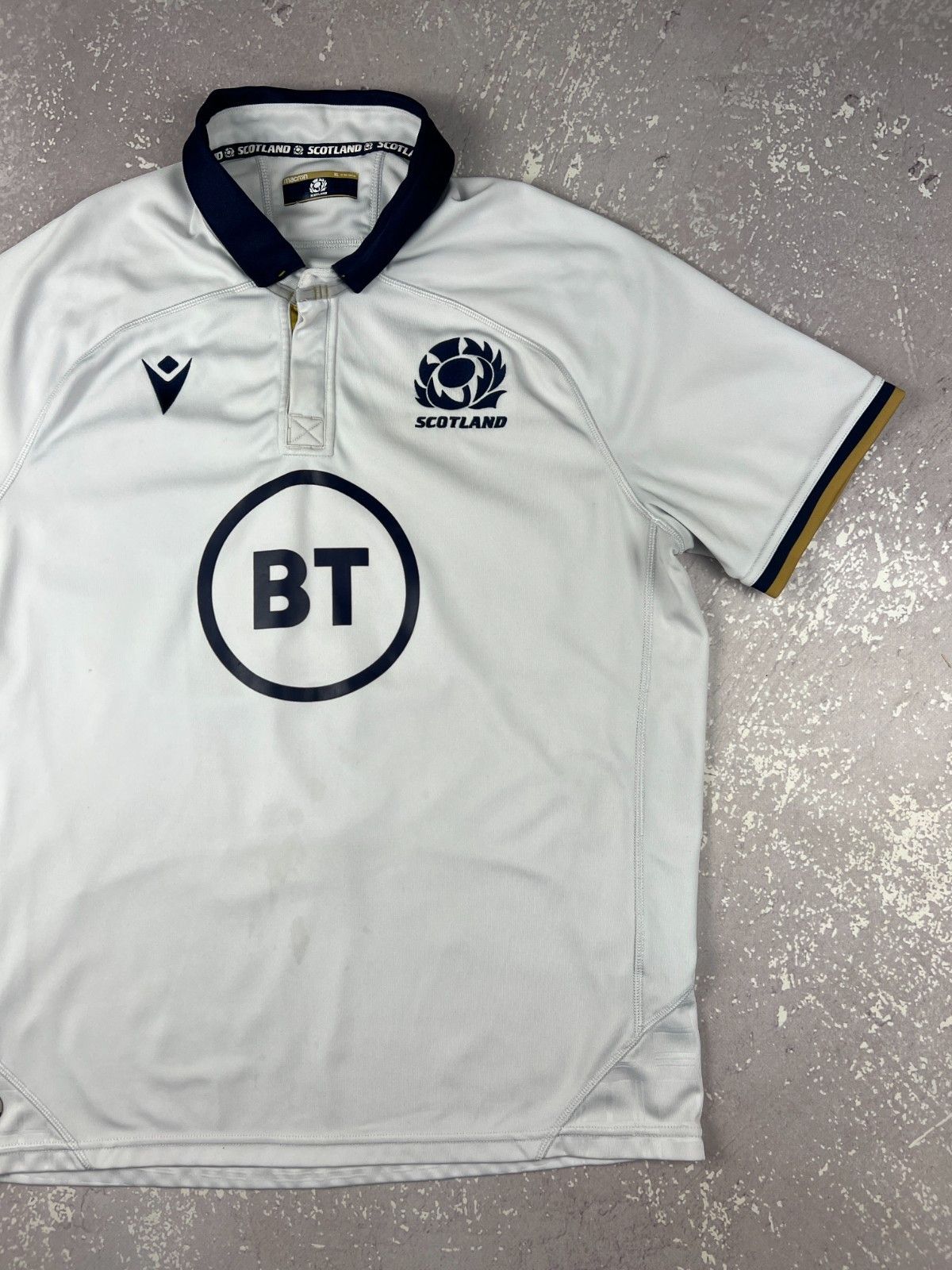 Macron 2020/2021 Macron Scotland Rugby Union Away Shirt Jersey Size US XL / EU 56 / 4 - 2 Thumbnail