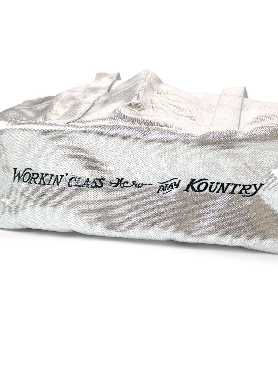 Kapital Kapital Foil canvas brick Tote Bag Size ONE SIZE - 7 Thumbnail