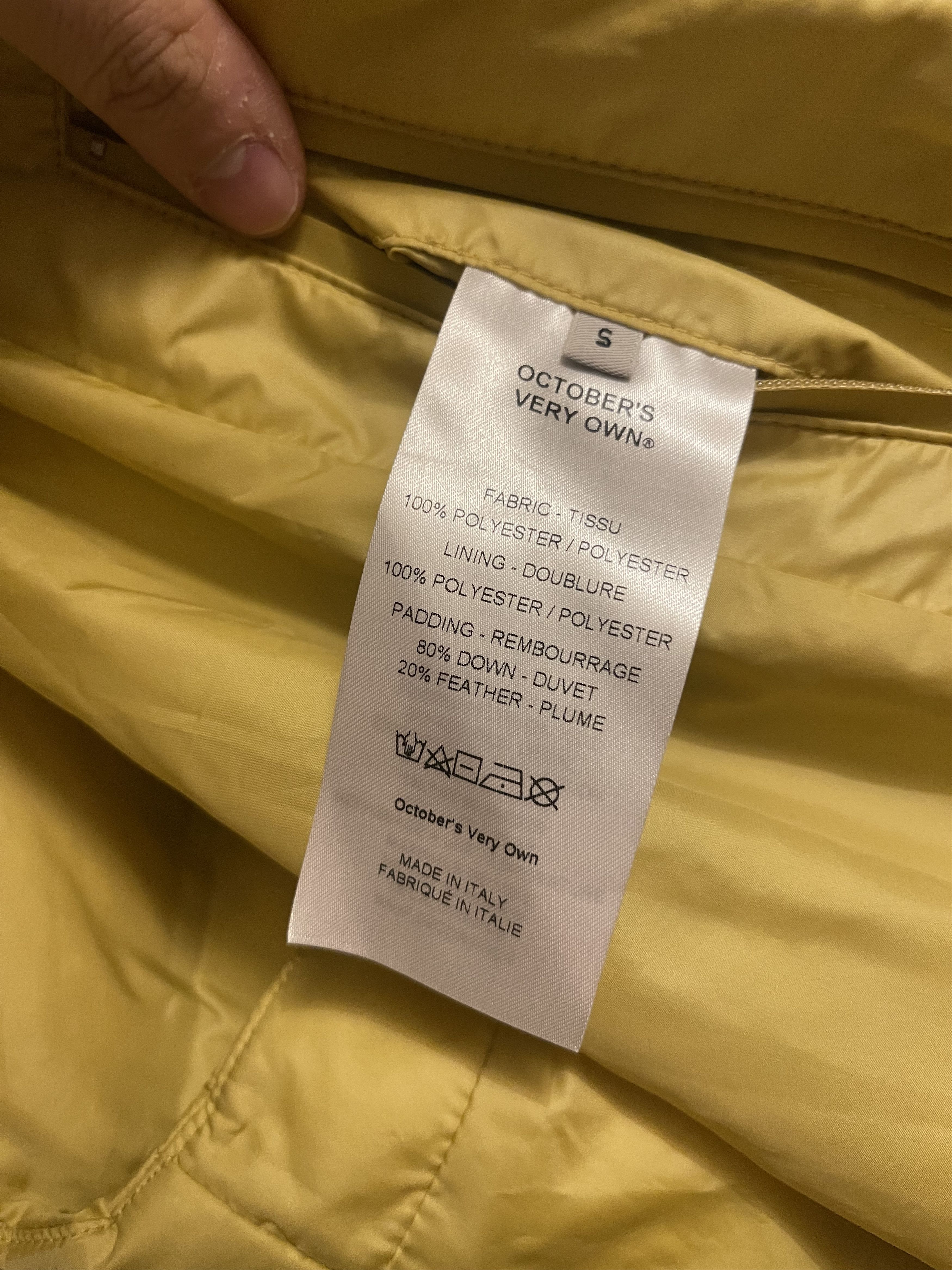 October's Very Own OVO Bounce Down Vest Amber Yellow Size US S / EU 44-46 / 1 - 8 Thumbnail