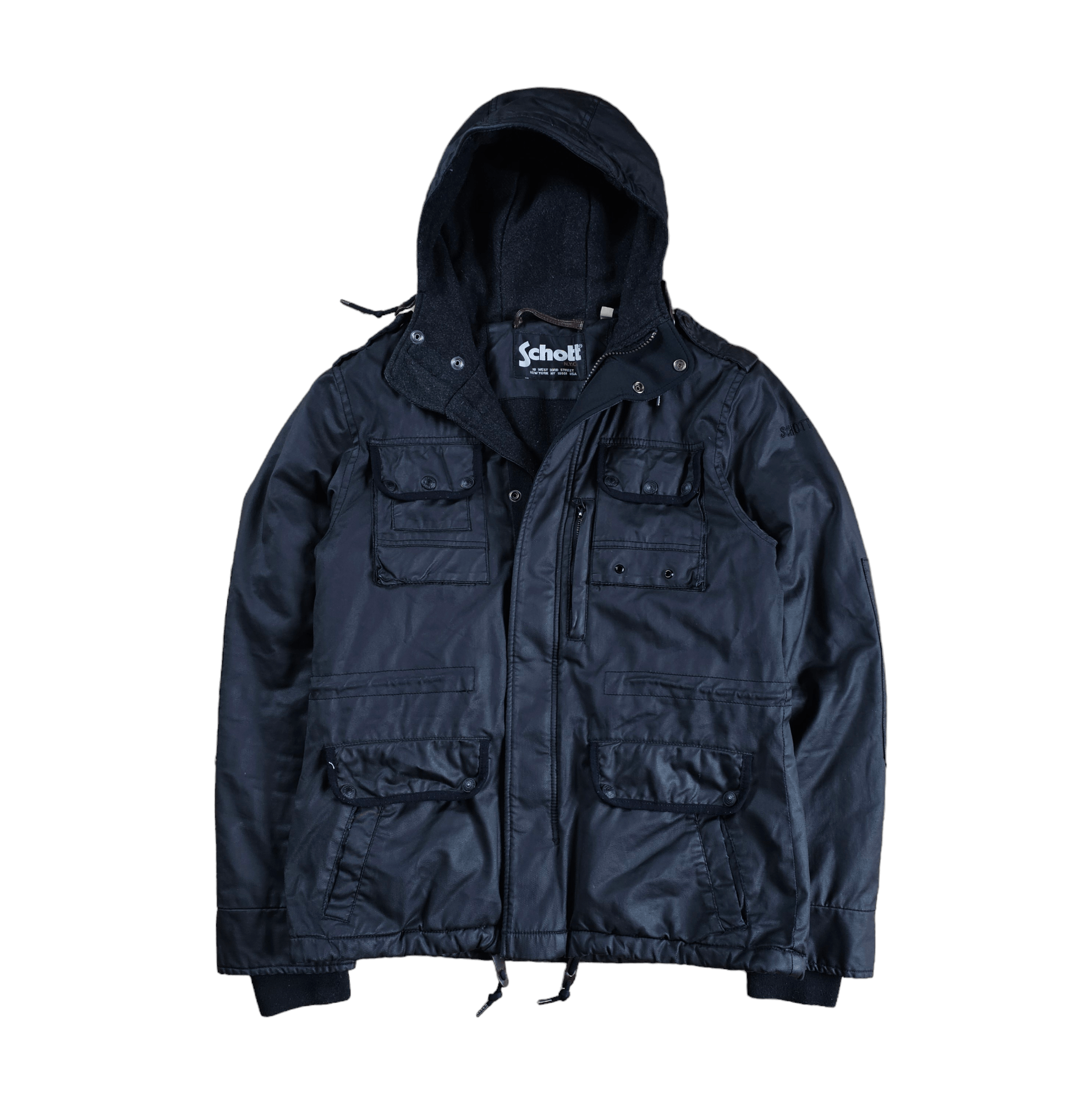 Japanese Brand × Schott SCHOTT NYC WINDBREAKER JACKET Y2K 00S GORPCORE MILITARY Size US M / EU 48-50 / 2 - 1 Thumbnail