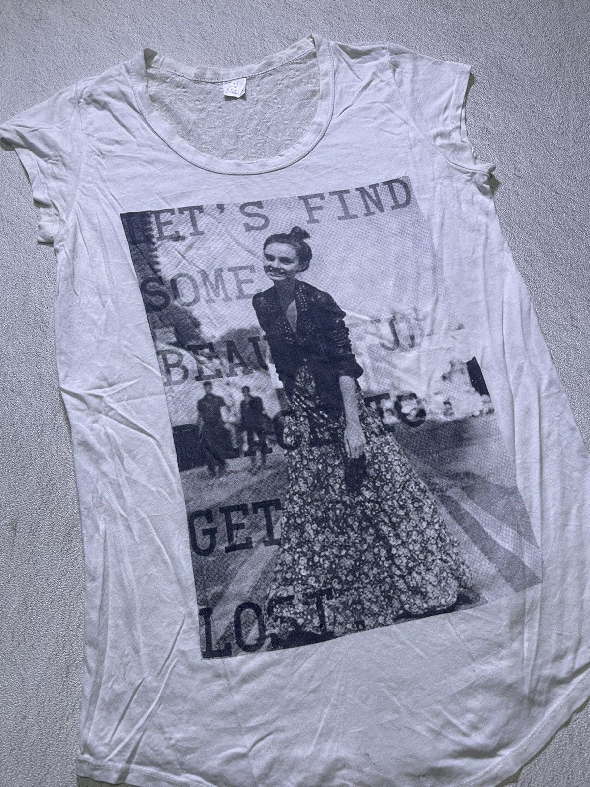 Japanese Brand Y2K MORI & style short sleeve tshirt women's Size M / US 6-8 / IT 42-44 - 2 Thumbnail