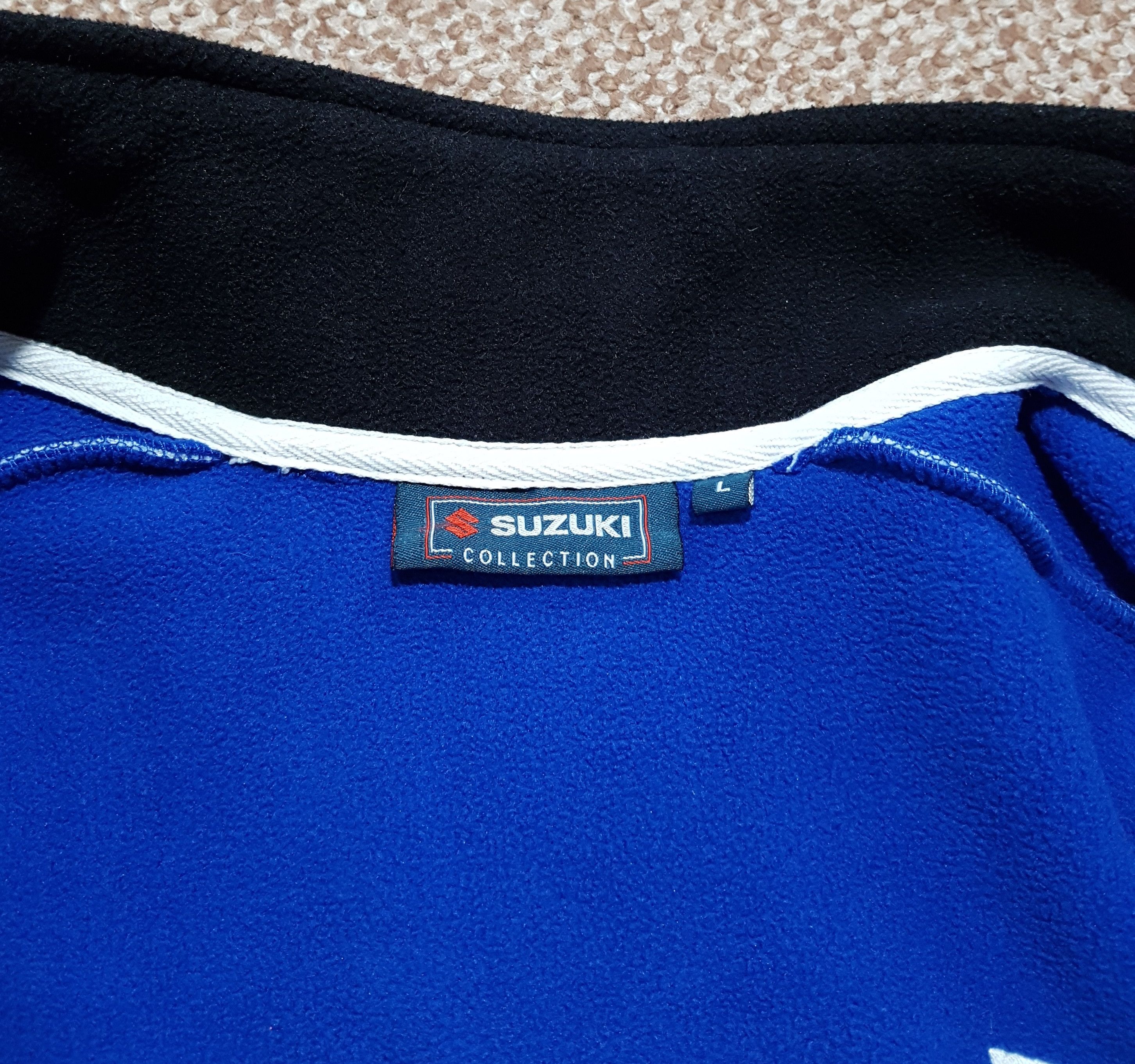 Vintage SUZUKI TYCO TEAM VINTAGE MOTO RACING FLEECE JACKET sz L Size US L / EU 52-54 / 3 - 12 Thumbnail