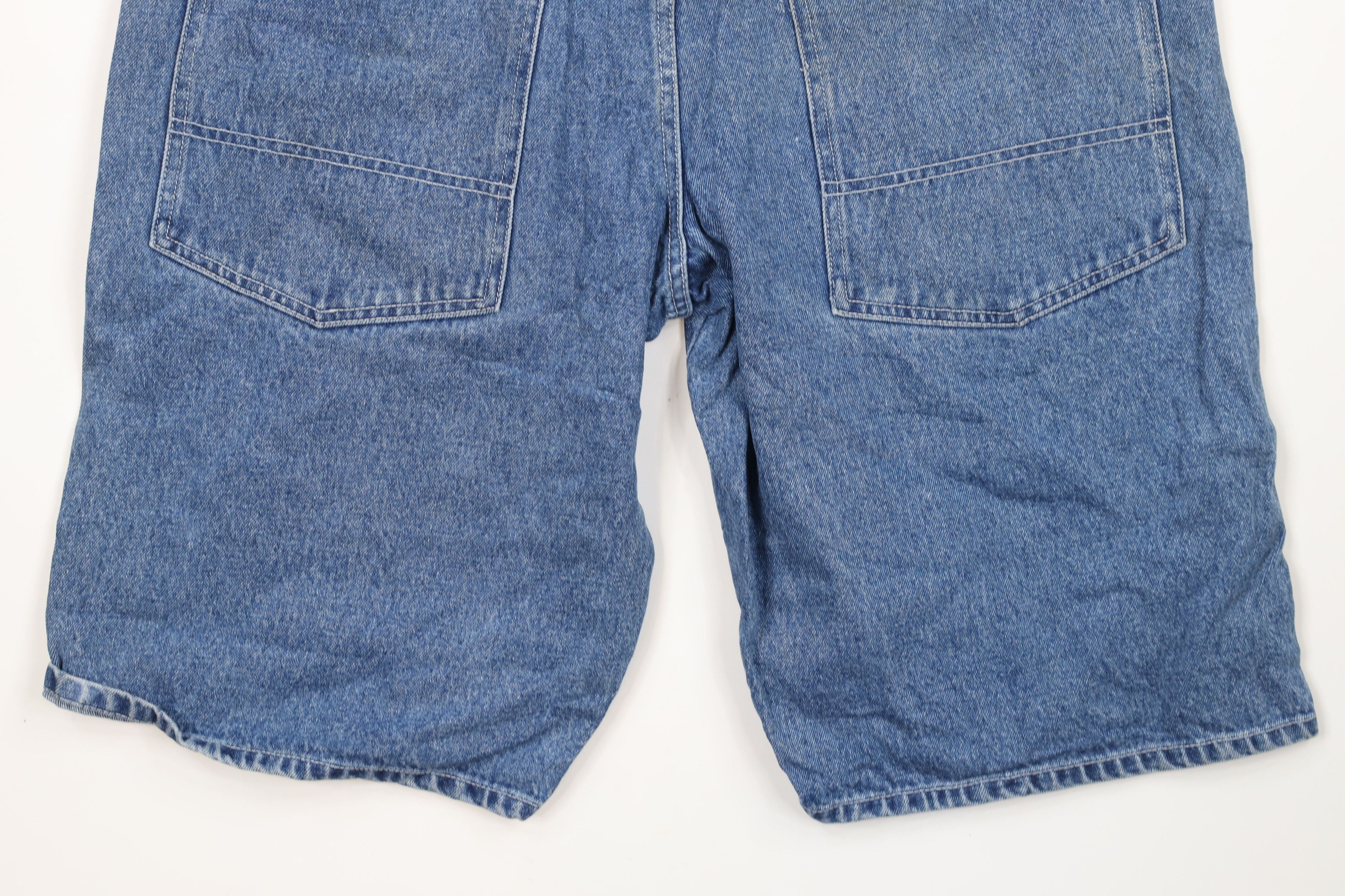 Vintage Vintage 90s Streetwear Big Pocket Denim Jean Shorts Jorts Size US 36 / EU 52 - 12 Thumbnail