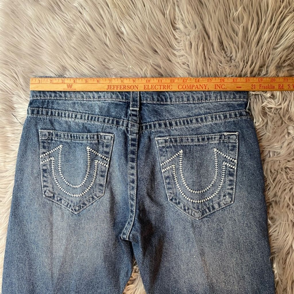 True Religion True Religion Blue Straight Leg Jeans Classic Denim Style Size US 36 / EU 52 - 2 Thumbnail