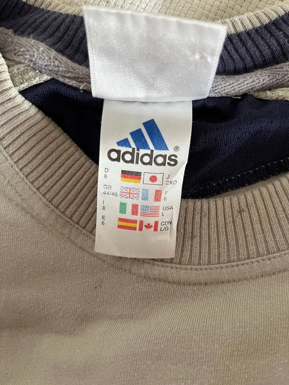 Adidas × Vintage 🔥1 of 1🔥 Adidas custom tee vintage Handmade Size US L / EU 52-54 / 3 - 4 Thumbnail