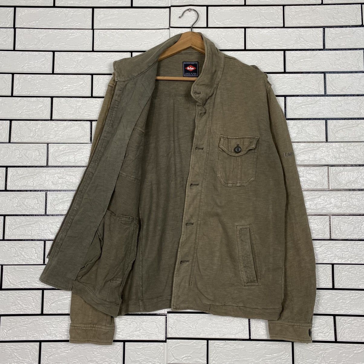 Japanese Brand 📌Vintage Biker Jacket Lee Cooper Sun Faded Design Size US XL / EU 56 / 4 - 12 Thumbnail