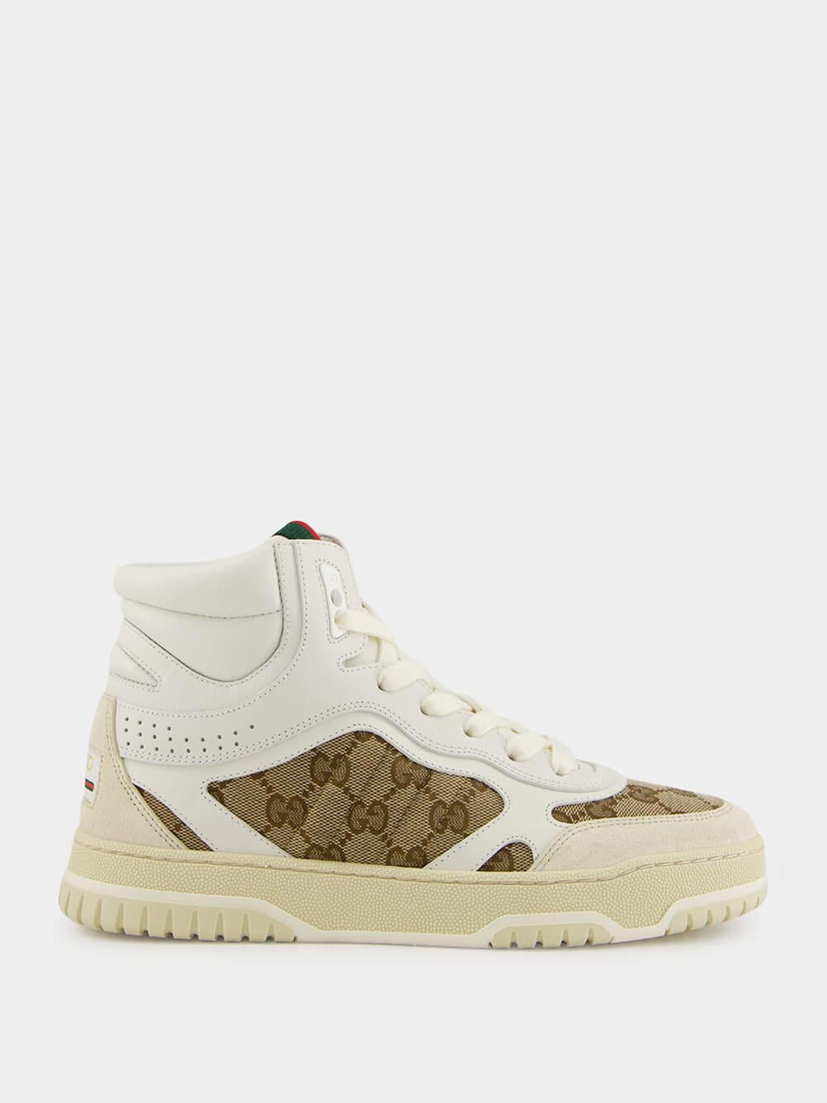 Gucci Re-Web High Top Women Sneakers SIZE 39.5