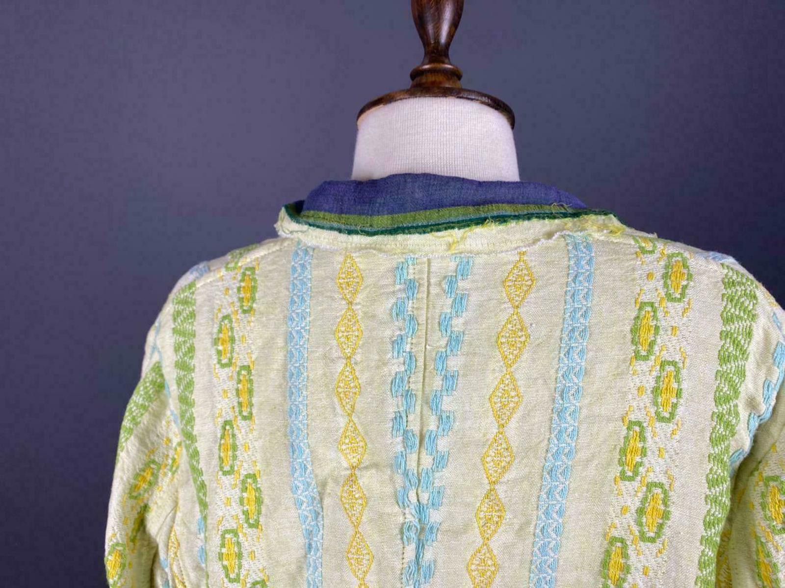Designer Ladies Alberto Aspesi Blu Linen Light Jacket Size 46 Size M / US 6-8 / IT 42-44 - 5 Thumbnail