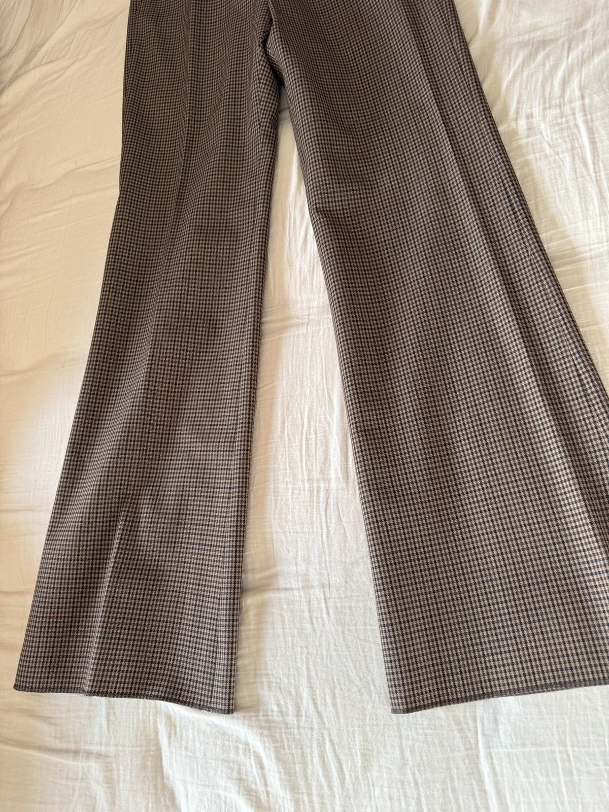 Celine × Hedi Slimane Celine checked wool flared bootcut pants Sz46 Size US 30 / EU 46 - 7 Thumbnail