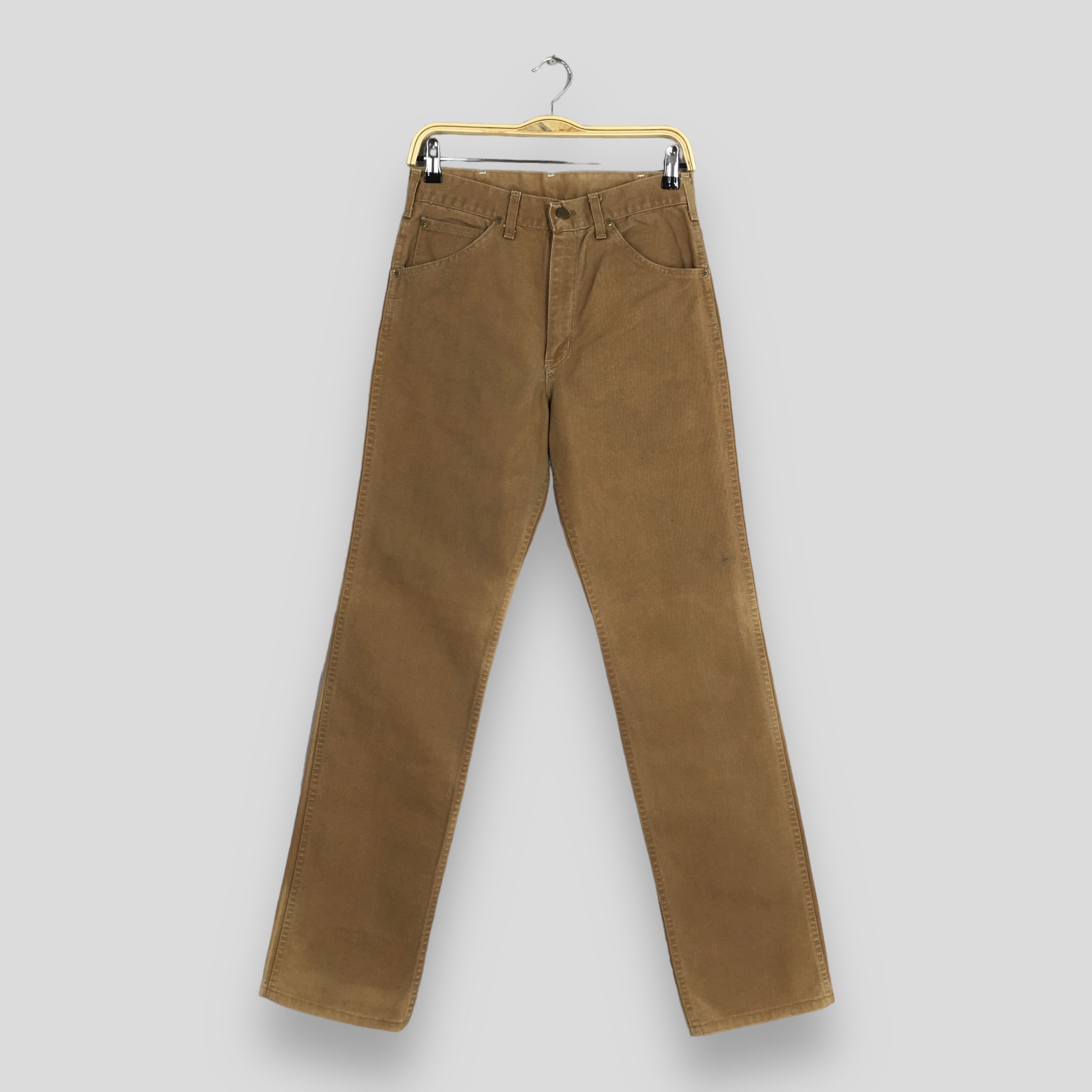 Carhartt Size 28x23Vintage 1980s Carhartt Carpenter Beige Jeans S429 Size US 28 / EU 44 - 1 Thumbnail