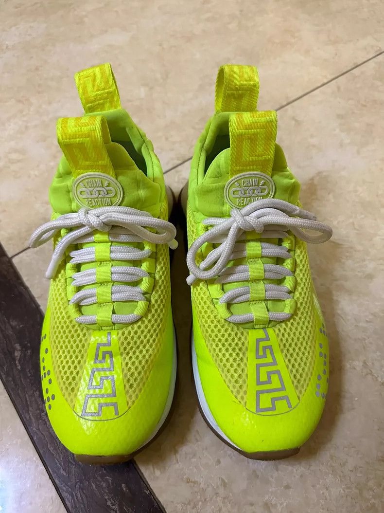 Versace Versace Fluorescent green sneakers Size US 6 / IT 36 - 3 Thumbnail