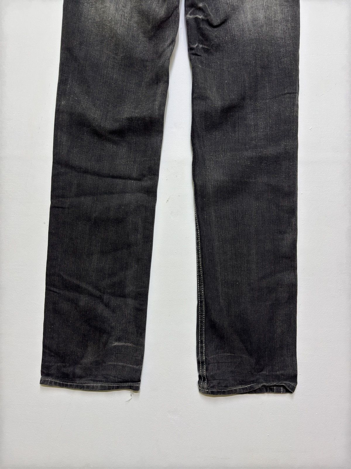 Hysteric Glamour Lowbox Black Acid Wash Claw Mark Denim Vintage Y2K Jeans Size US 29 - 11 Thumbnail