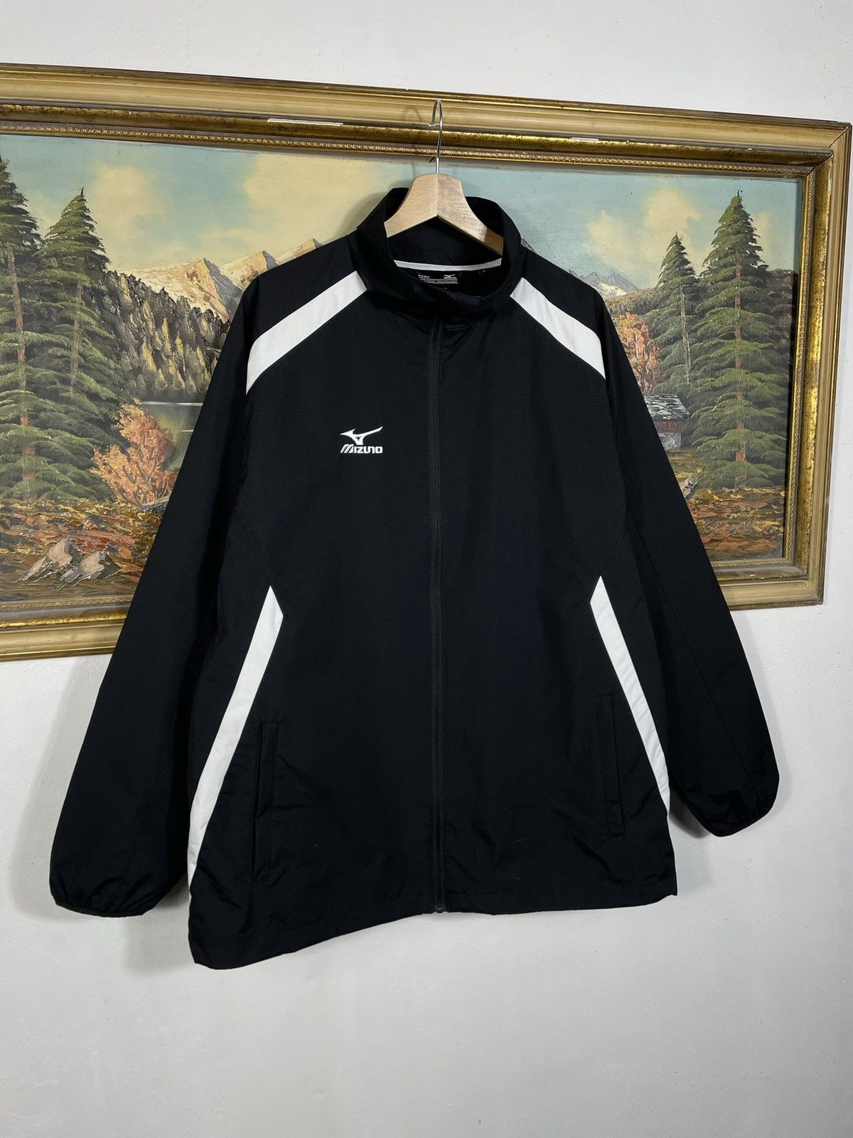 Japanese Brand × Mizuno Mizuno Light Black Jacket Windbreaker Japanese Sportswear Size US XL / EU 56 / 4 - 2 Thumbnail