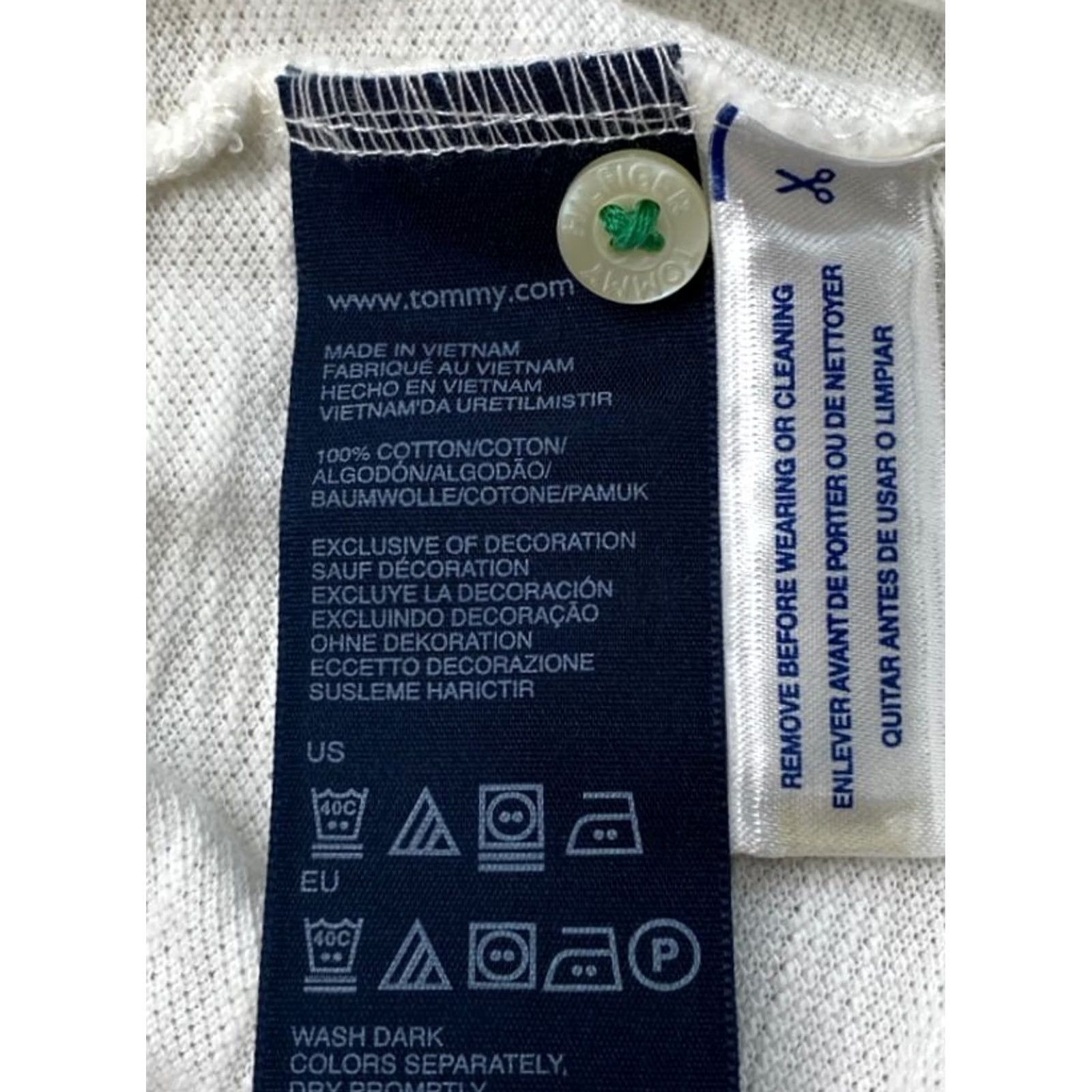 Tommy Hilfiger Tommy Hilfiger Polo Shirt Men's 2XL Short Sleeve Green White Striped Cotton Polo Shirt Mens 2XL Green White Striped Cotton Capable of Short Sleeve Size US XXL / EU 58 / 5 - 5 Thumbnail