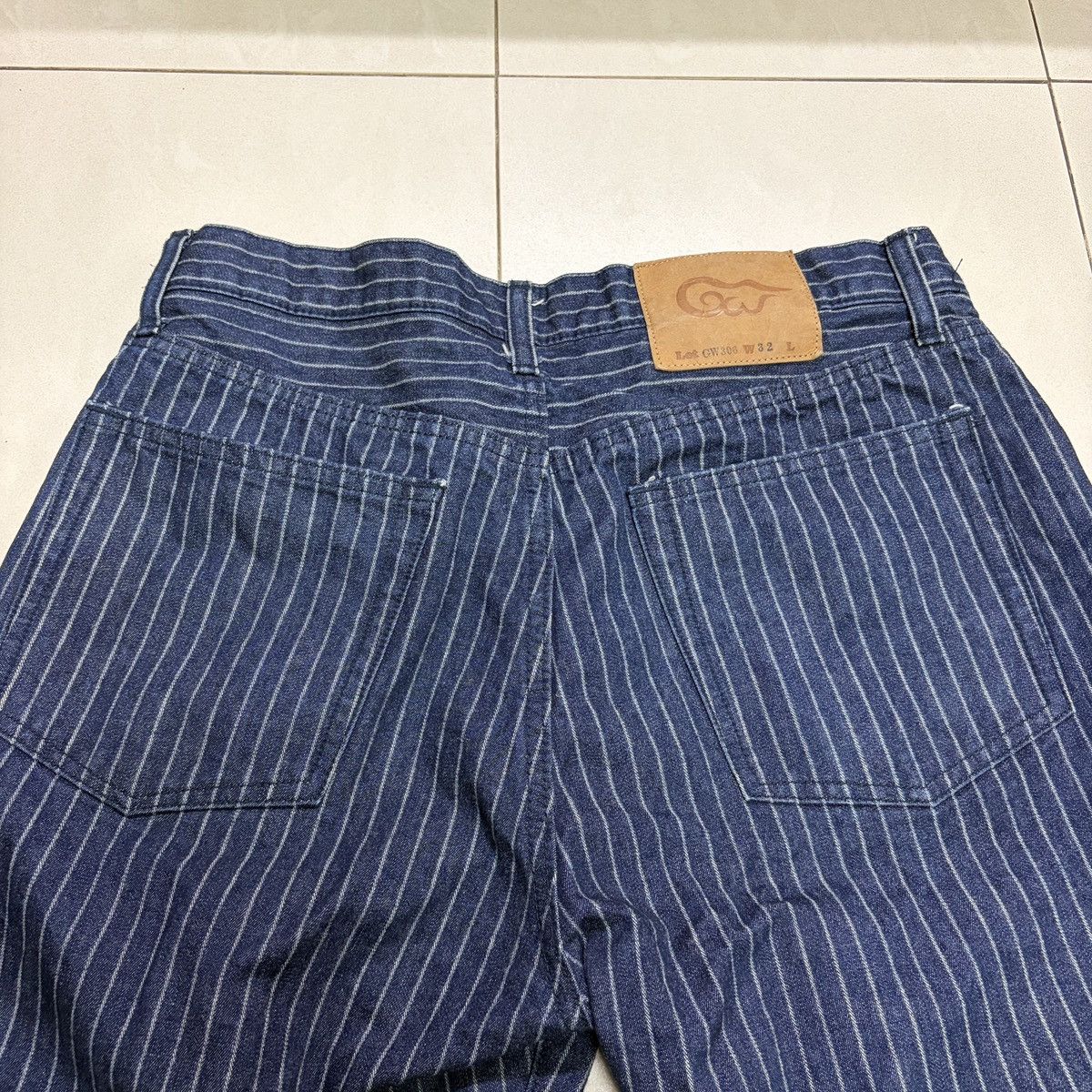 Global Work Global Work Wabash/Hickory Stripes Jeans Size US 31 - 12 Thumbnail