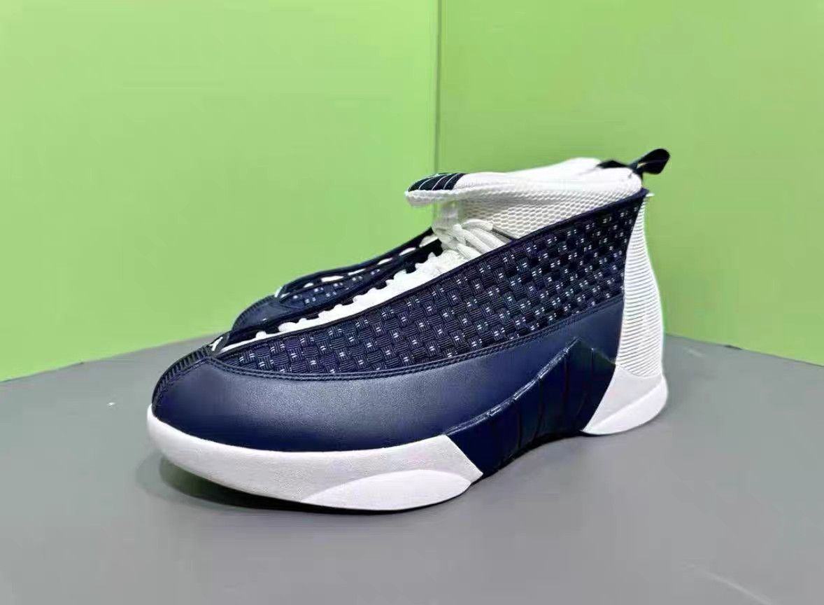 Jordan Brand Air Jordan 15 Obsidian Basketball Shoes K15 Size US 10 / EU 43 - 1 Thumbnail