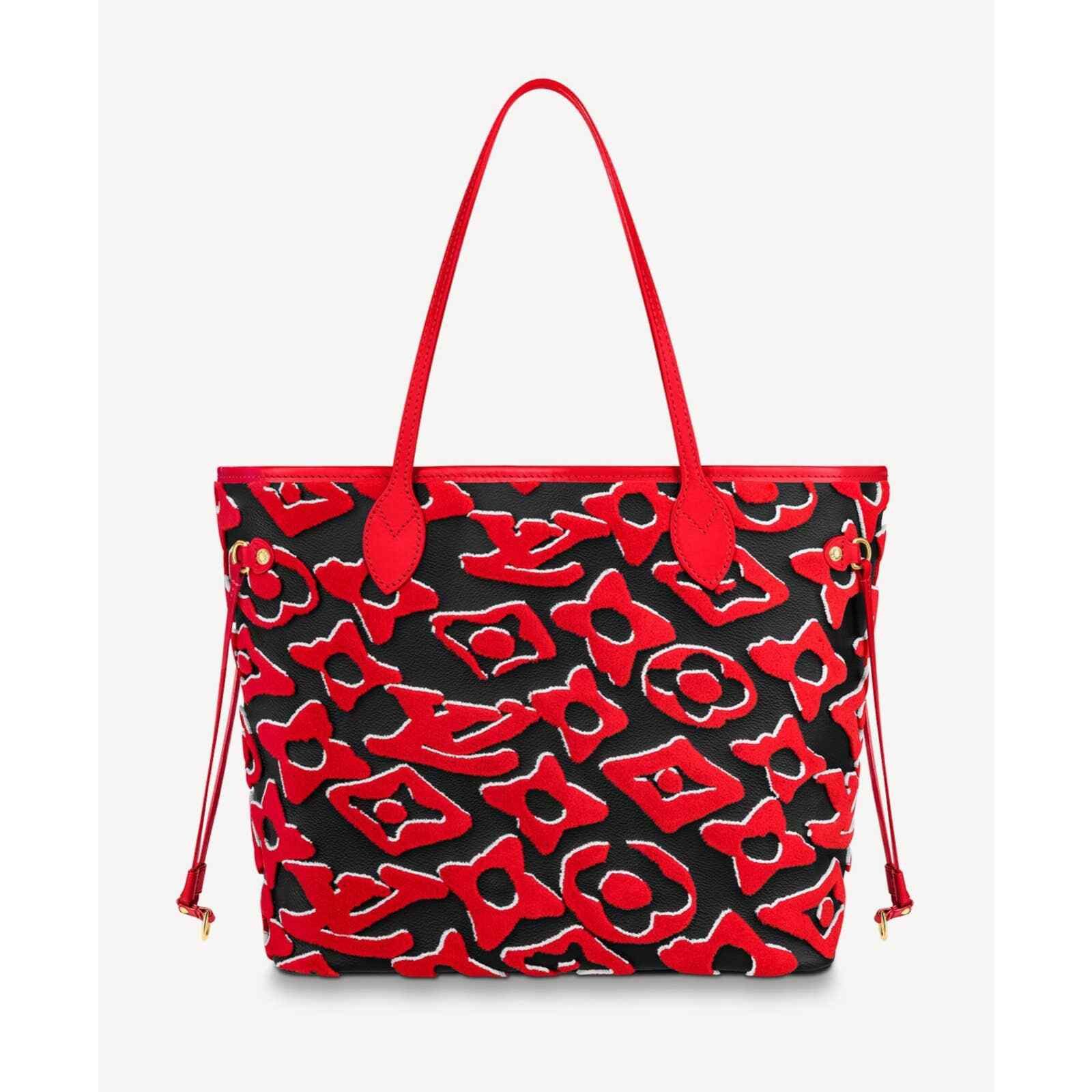 Louis Vuitton Louis Vuitton Fischer Black Red Handle Shoulder Bag Size ONE SIZE - 8 Thumbnail
