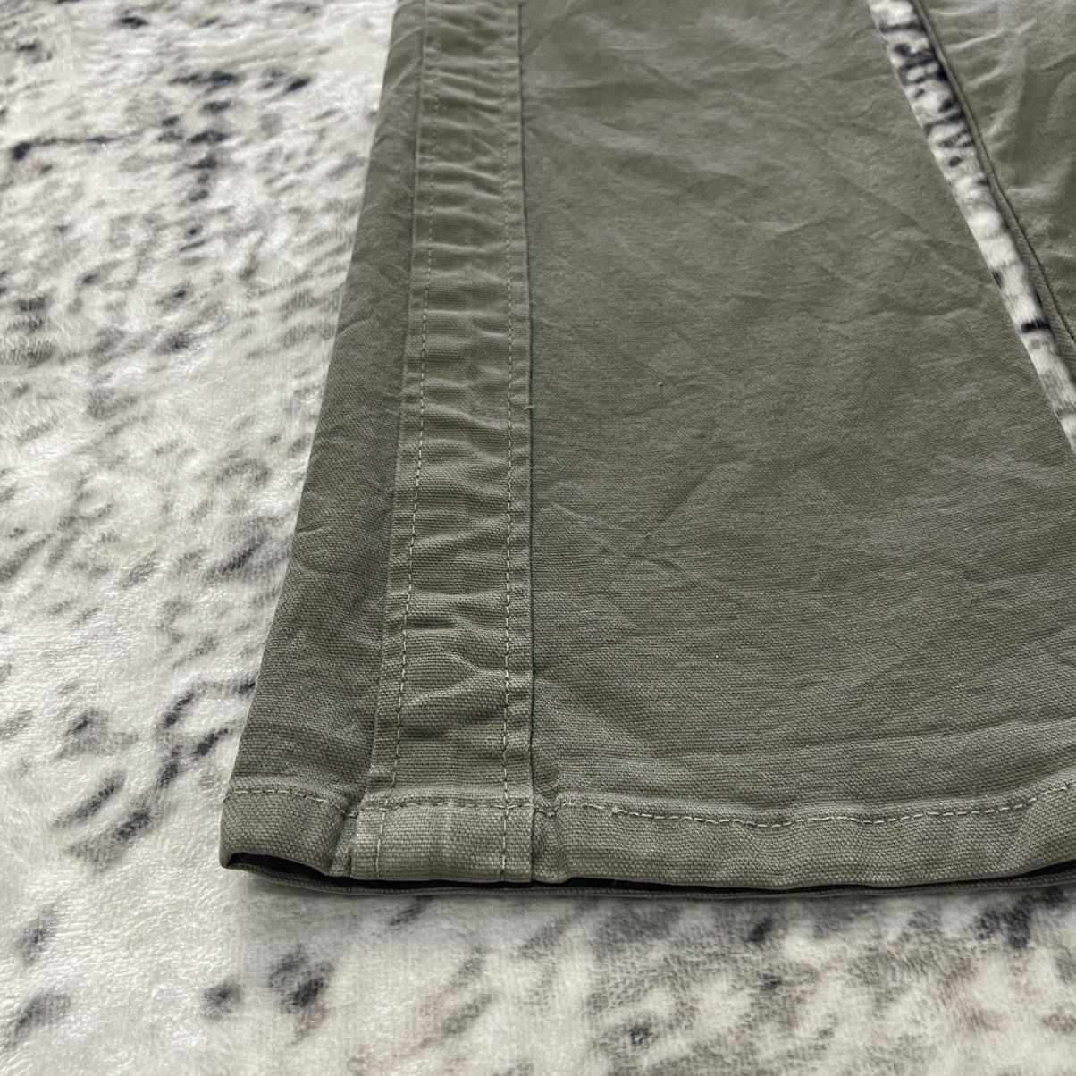 Le Grande Bleu (L.G.B.) 2000s Wow Japan Parachute Bondage Low Rise Cargo Flare Pants Size 26" / US 2 / IT 38 - 8 Thumbnail