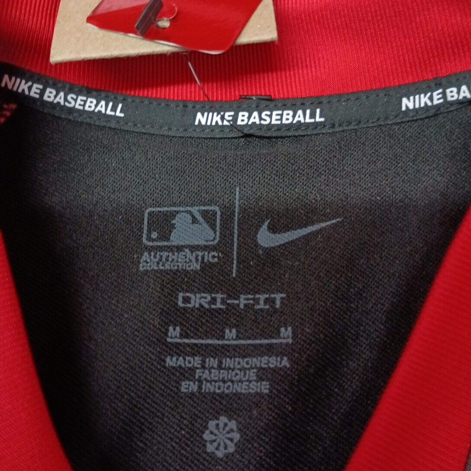 Nike Nike Authentic Collection Cincinnati Reds Raglan Shirt M Size US M / EU 48-50 / 2 - 5 Thumbnail