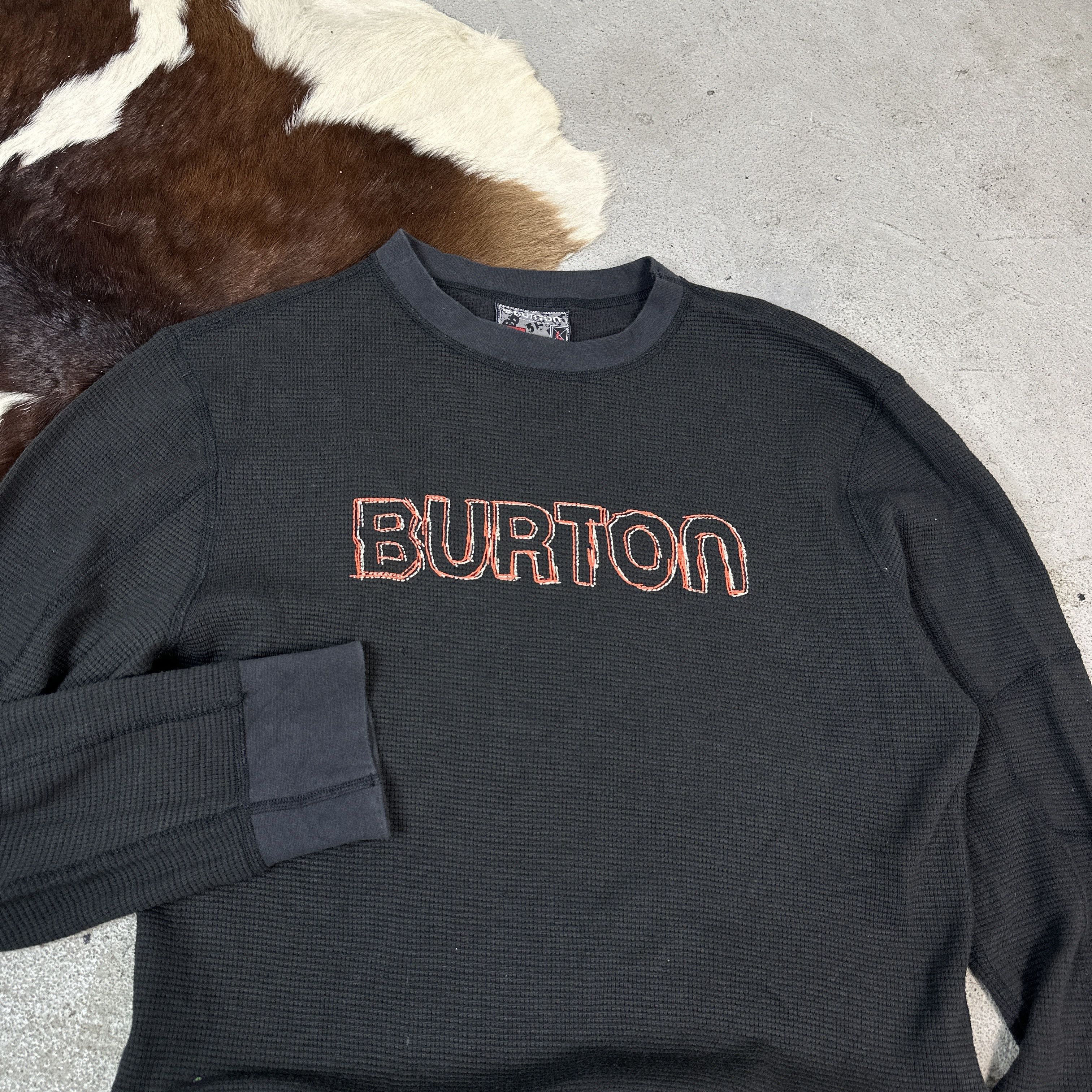 Burton × Vintage Longsleeve Vintage Waffle Burton Size US L / EU 52-54 / 3 - 3 Thumbnail