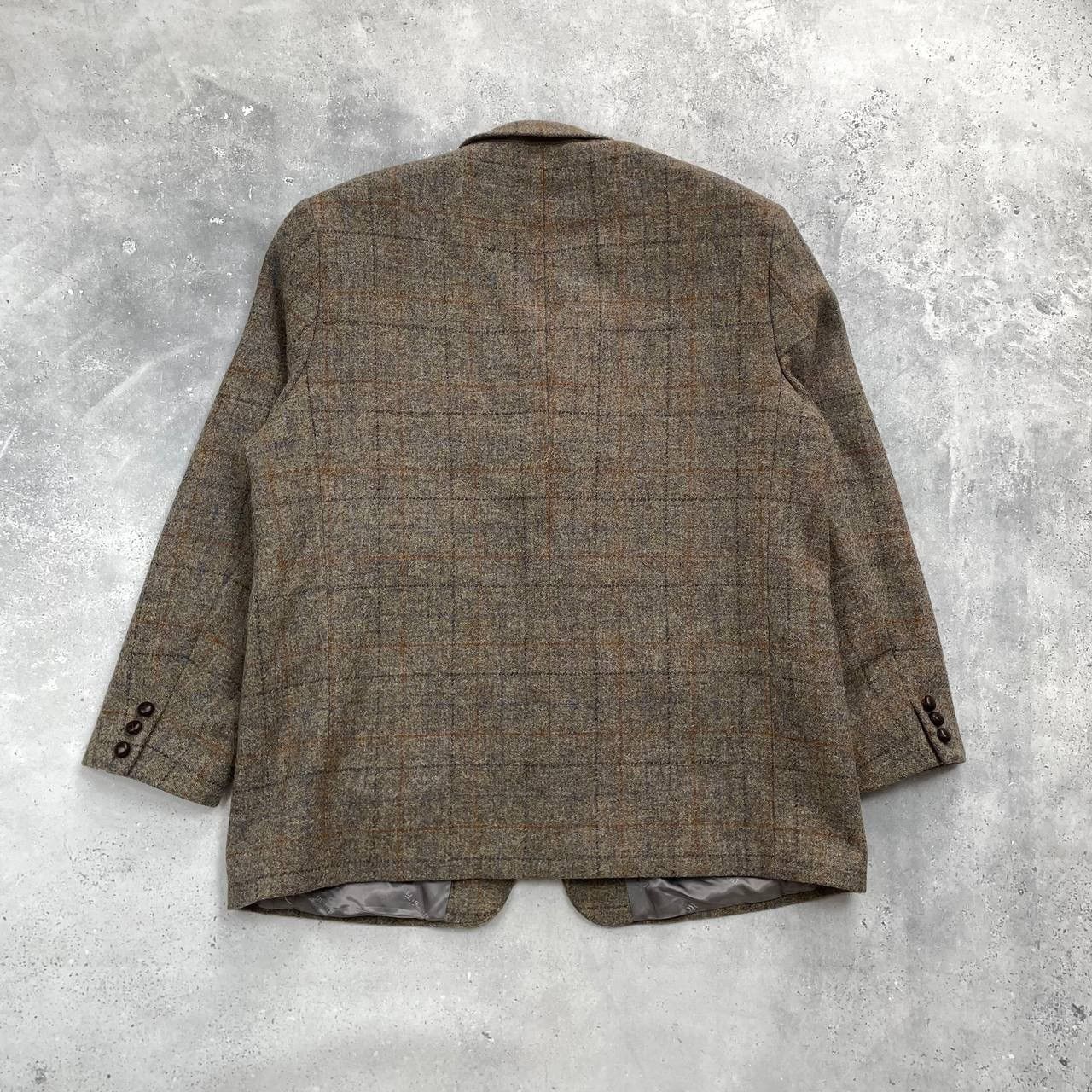 Harris Tweed Vintage Harris Tweed Walbusch Wool Blazer Gray Size 29 Size 52R - 20 Thumbnail