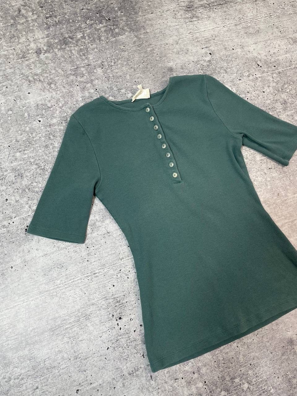 Sezane Sezane Button Long Sleeve Babydoll Top Shirt Y2K Size XS / US 0-2 / IT 36-38 - 2 Thumbnail