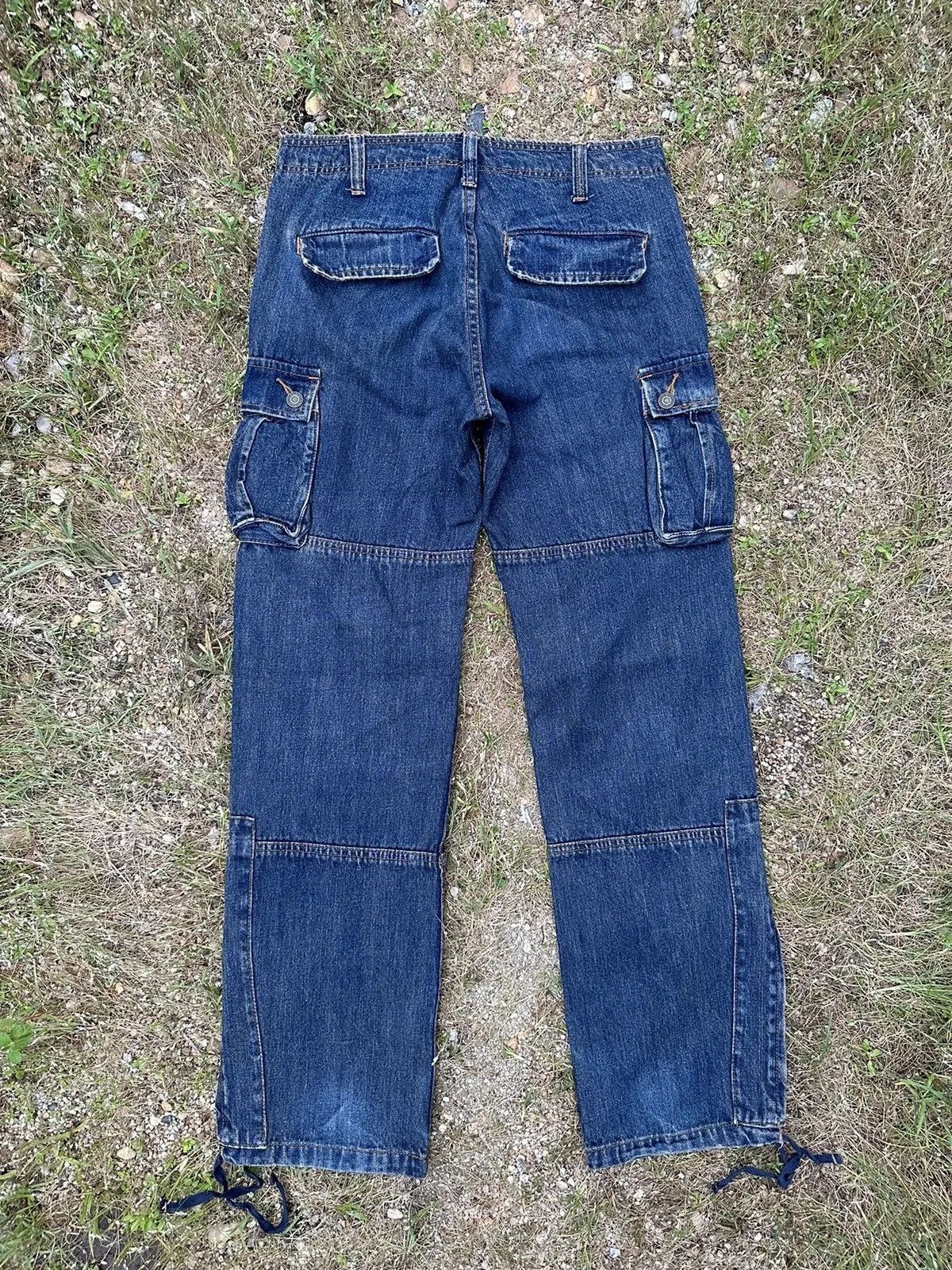 If Six Was Nine W30 L31 🔥VINTAGE JUNGLE STORM JAPAN ZIPPER LEGS DENIM CARGO Size US 30 / EU 46 - 9 Thumbnail