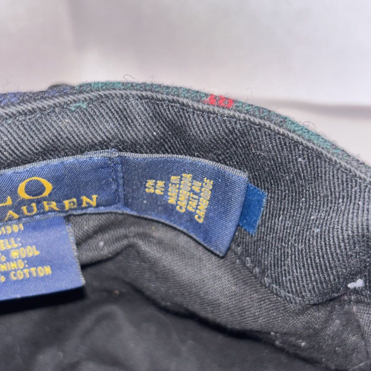Polo Ralph Lauren Rare vintage Polo Ralph Lauren wool plaid flat cap Size ONE SIZE - 4 Thumbnail