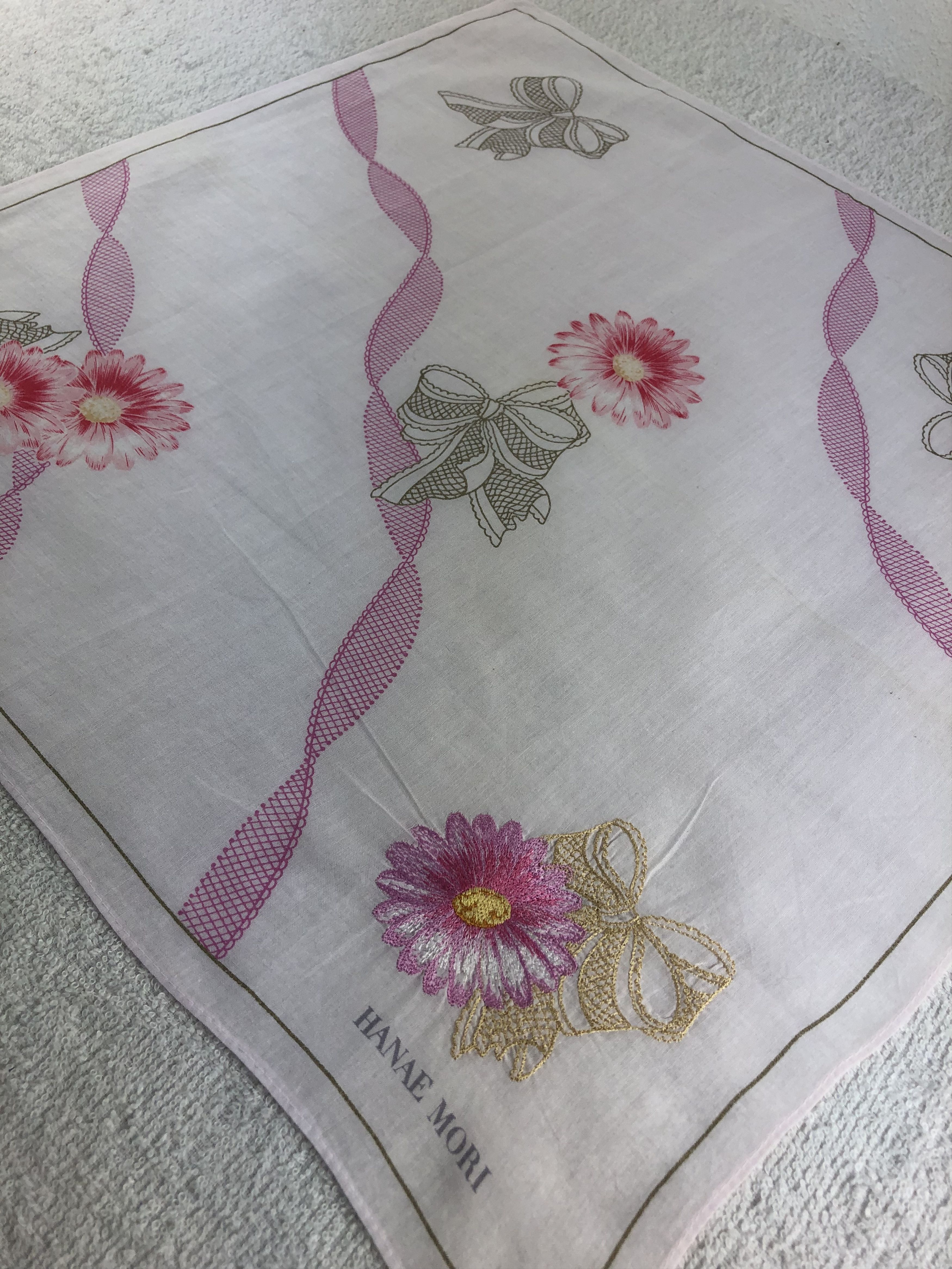 Hanae Mori Hanae Mori Handkerchief / Bandana / Neckerchief C189 Size ONE SIZE - 4 Thumbnail