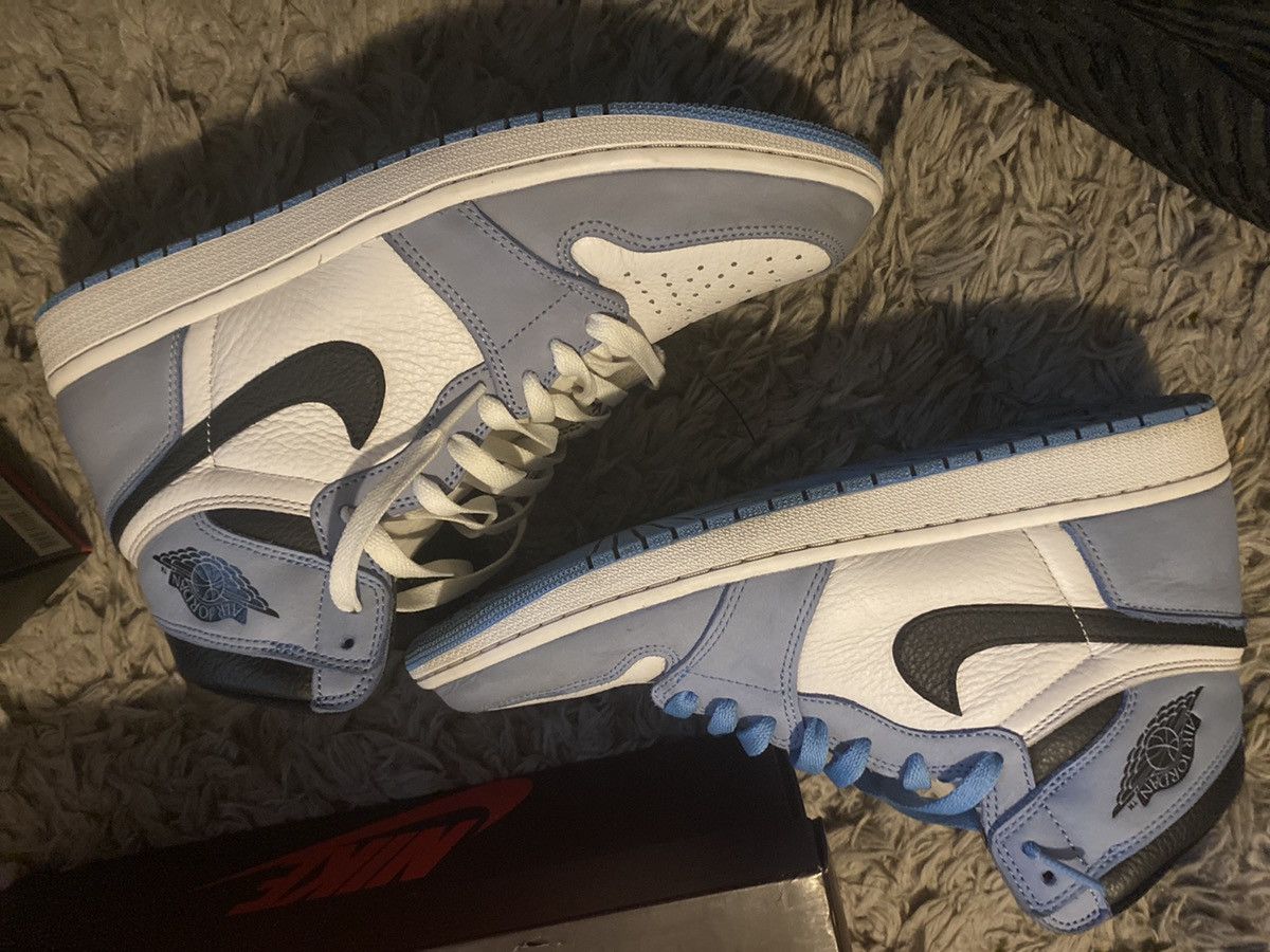 Jordan Brand × Nike University Blue 1s Retro Nike Air Jordan Size US 11 / EU 44 - 6 Thumbnail