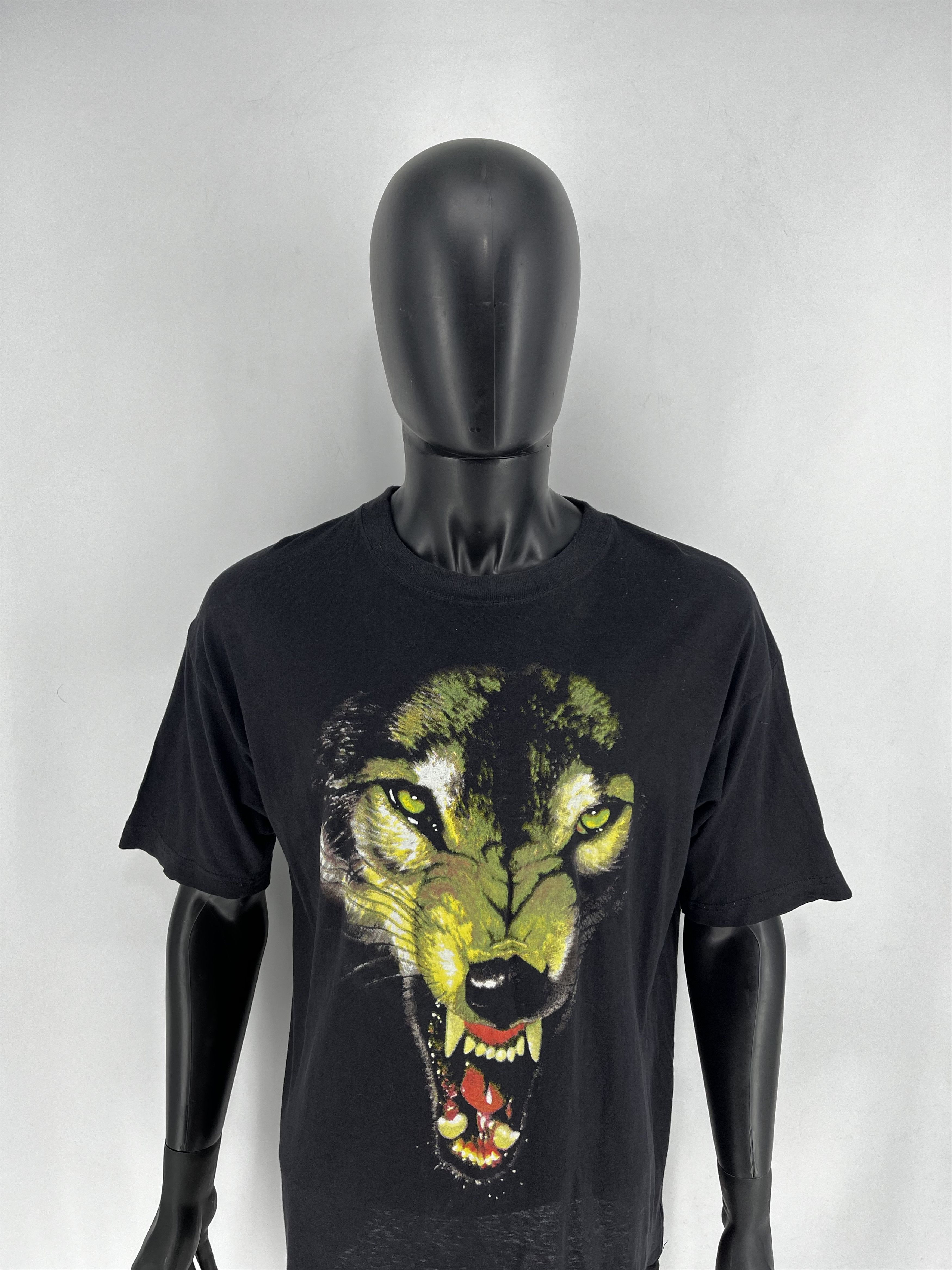 Band Tees Vintage 90s Wolf Face Boxy Fit Tee Toys Rock Size M Size US XL / EU 56 / 4 - 5 Thumbnail