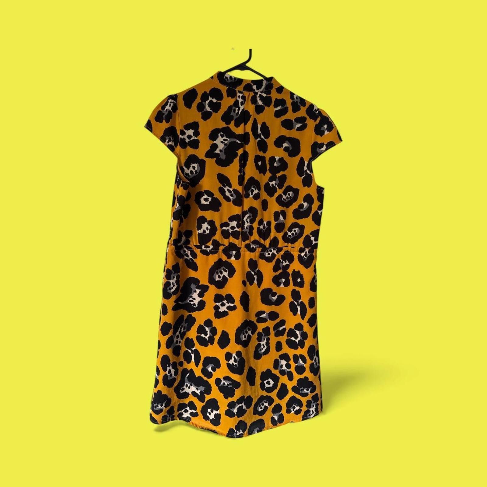 Other Freelz Leopard Print Dress – Size S (Freez) 🐆 Size S / US 4 / IT 40 - 2 Thumbnail