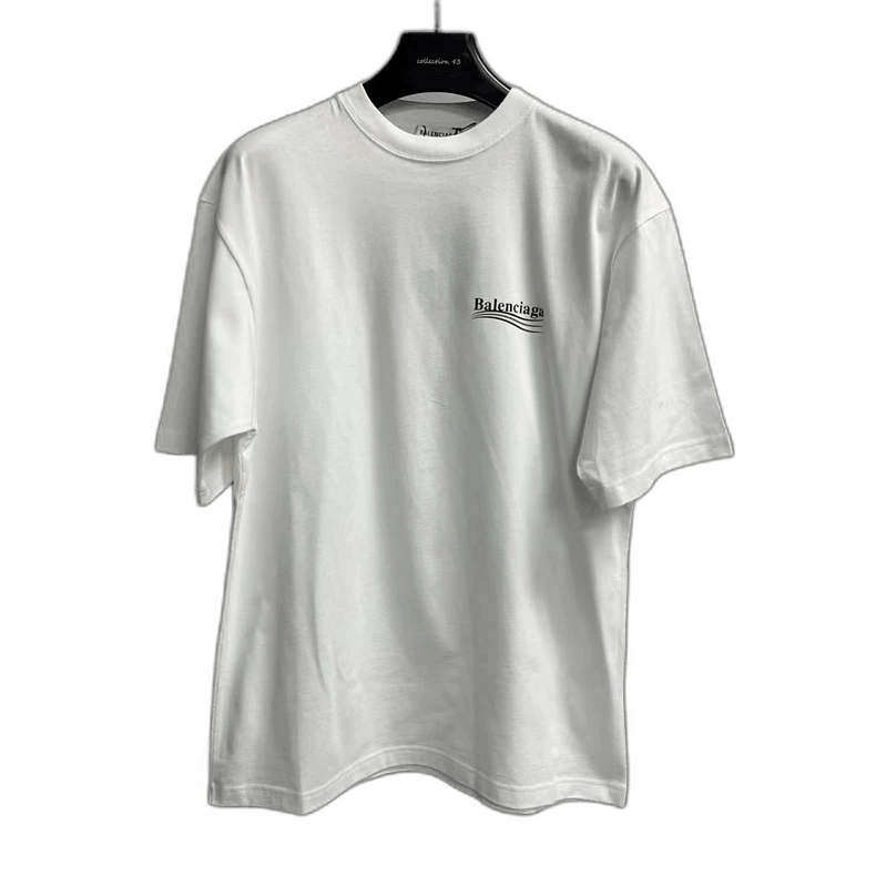 Balenciaga Balenciaga White Logo Print Short Sleeve Tee Size US XS / EU 42 / 0 - 1 Thumbnail