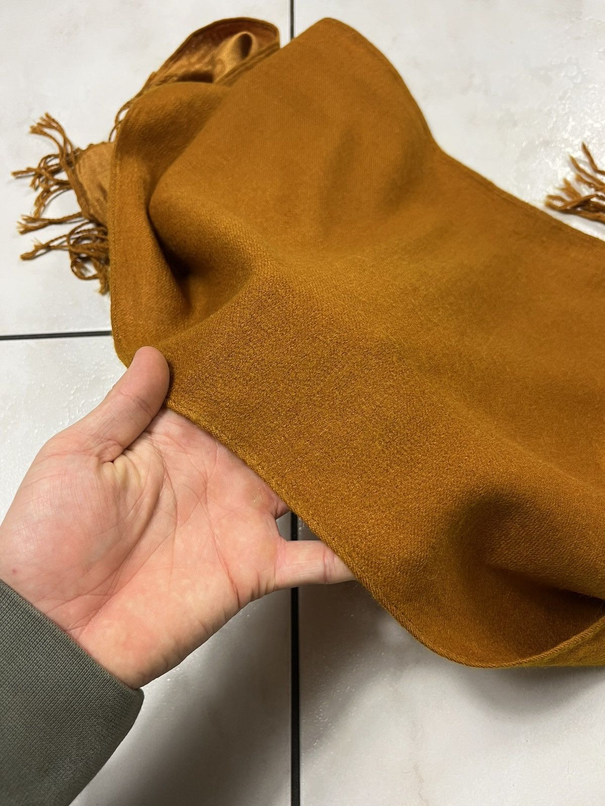 Moschino × Vintage Vintage Moschino wool silk scarf with logo monogram luxury Size ONE SIZE - 14 Thumbnail