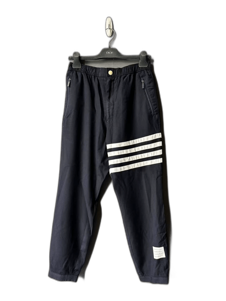 Thom Browne Thom Browne Wool Sports Pants for Men Size US 27 - 1 Thumbnail